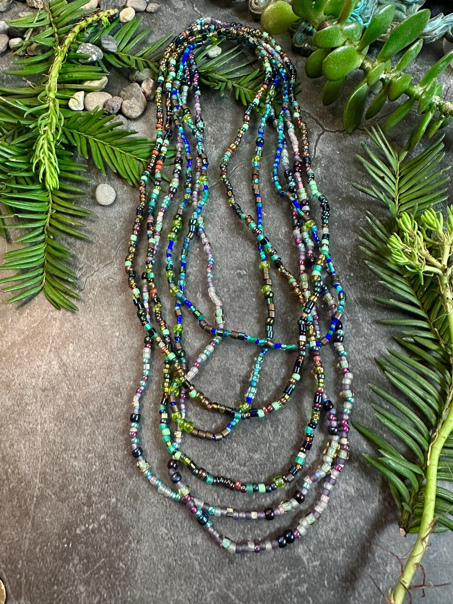 Handmade Beaded Necklace - Bohemian Inspired