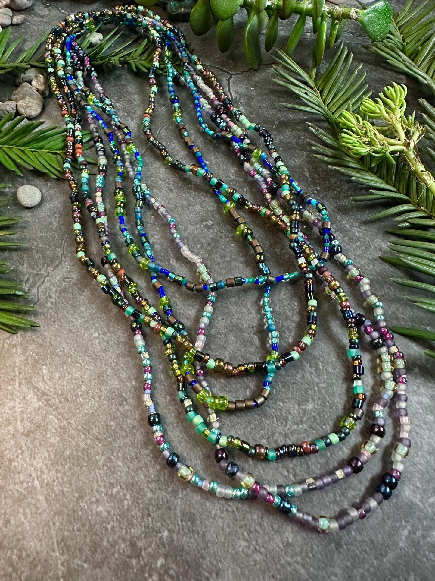 Handmade Beaded Necklace - Bohemian Inspired