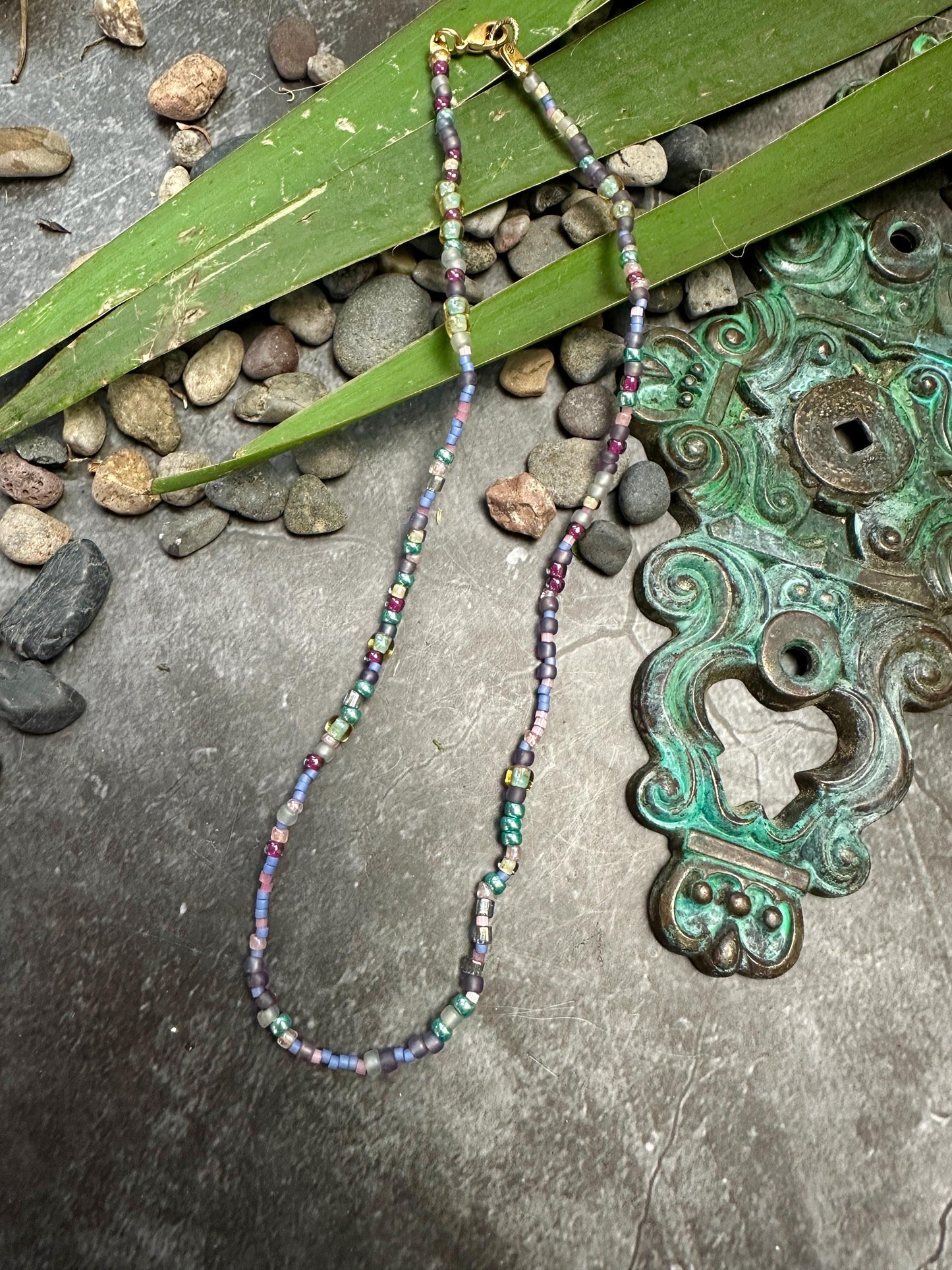Handmade Beaded Necklace - Bohemian Inspired