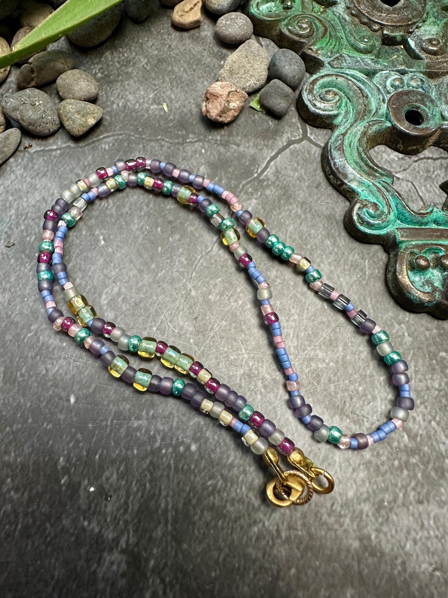 Handmade Beaded Necklace - Bohemian Inspired