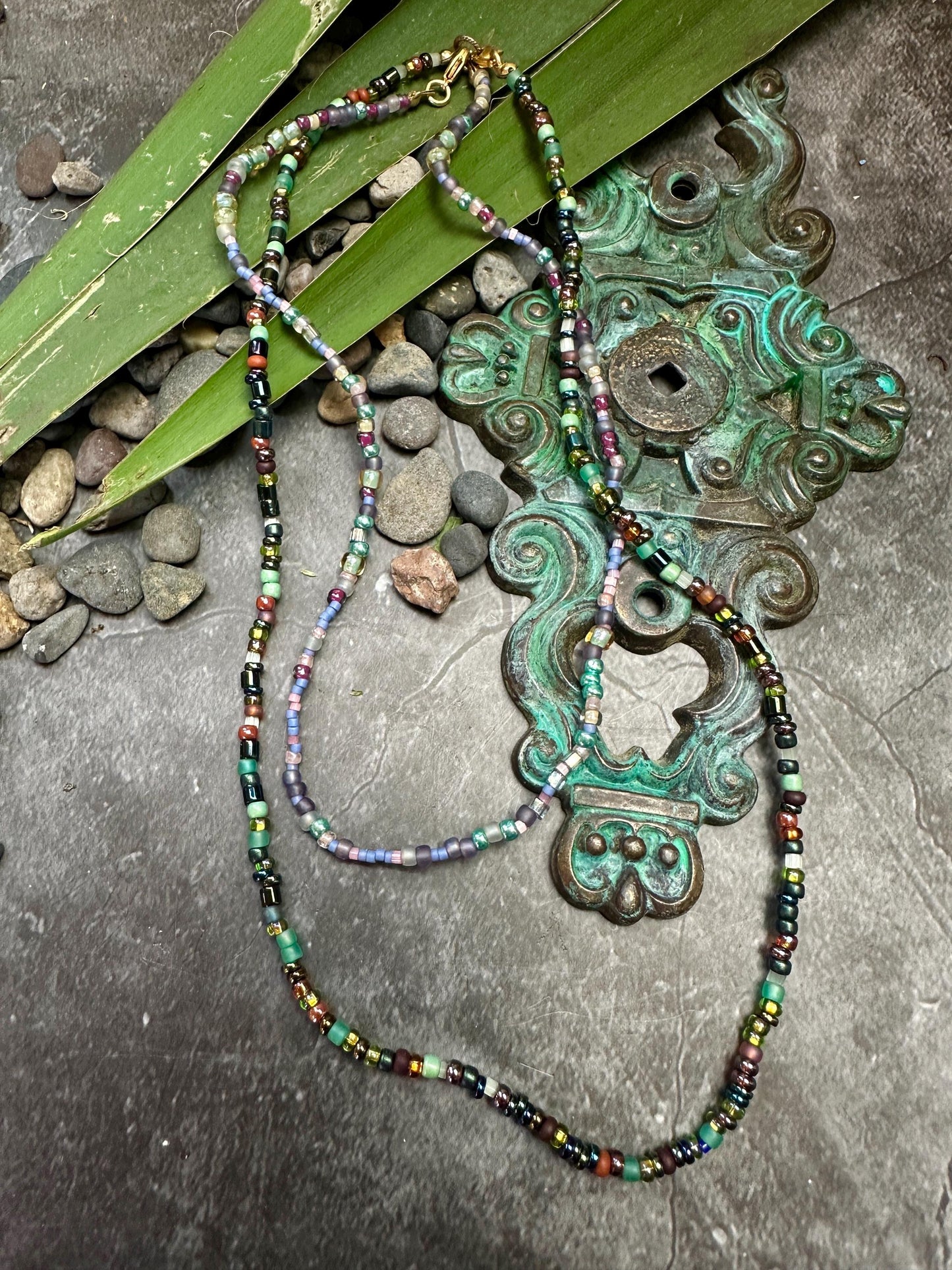 Handmade Beaded Necklace - Bohemian Inspired