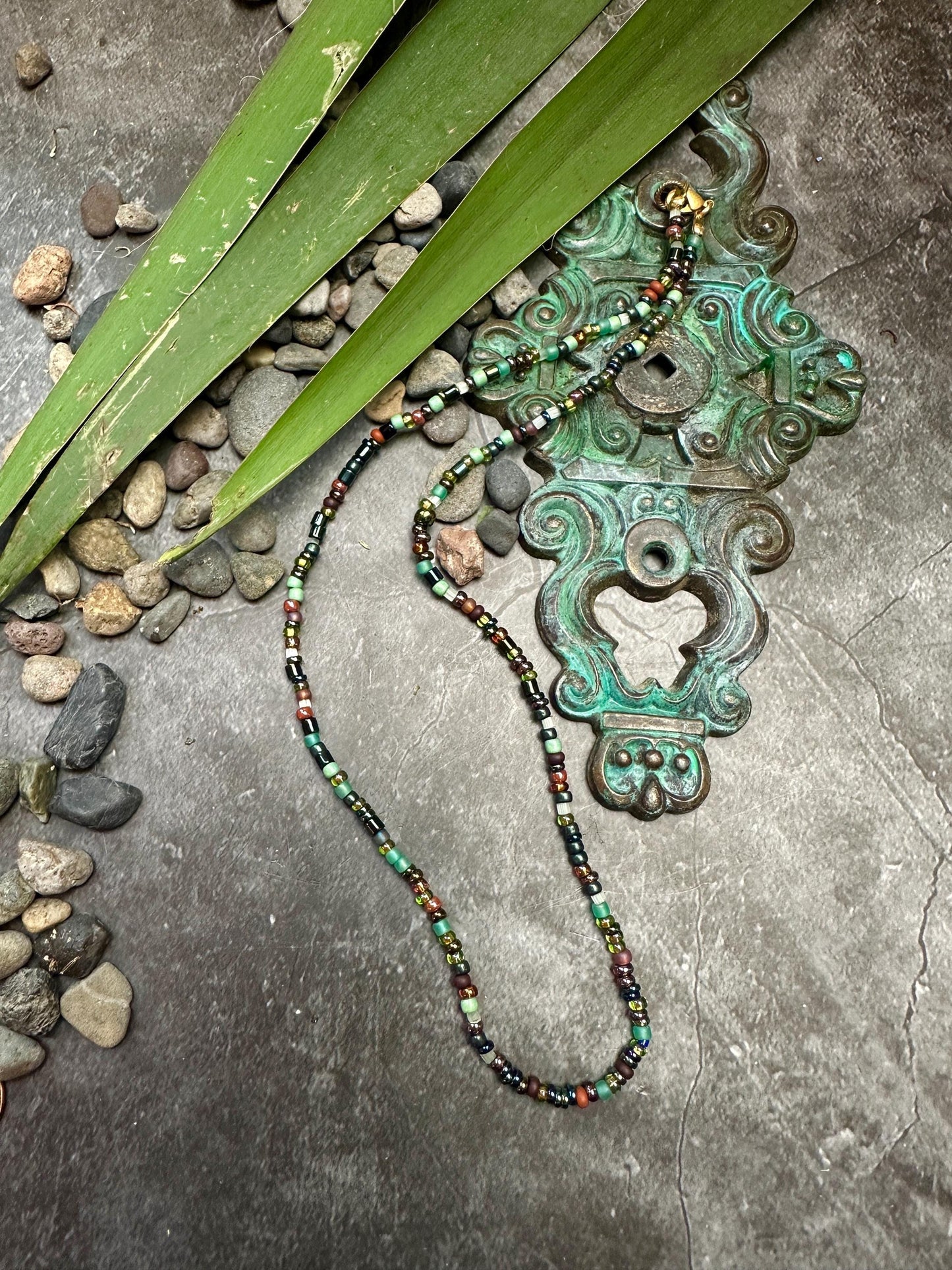 Handmade Beaded Necklace - Bohemian Inspired
