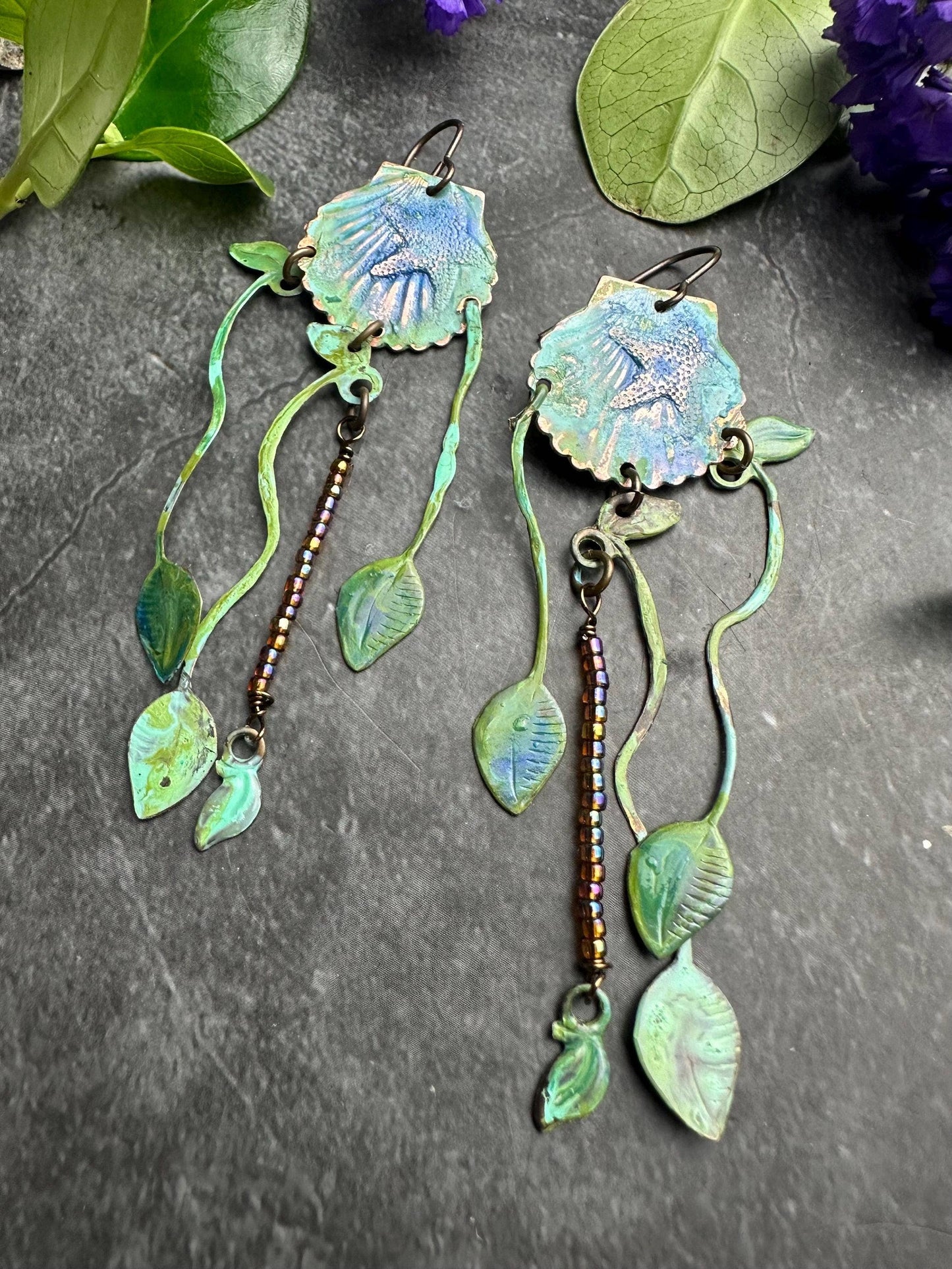 Mermaid Sea Earrings