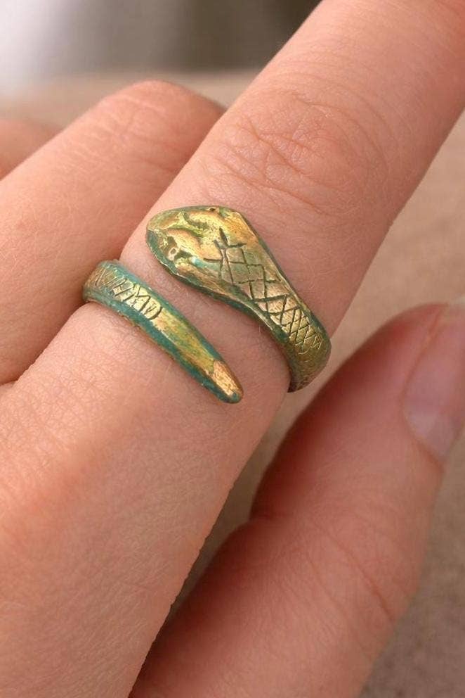 Snake Wrap Ring - Ancient Inspired