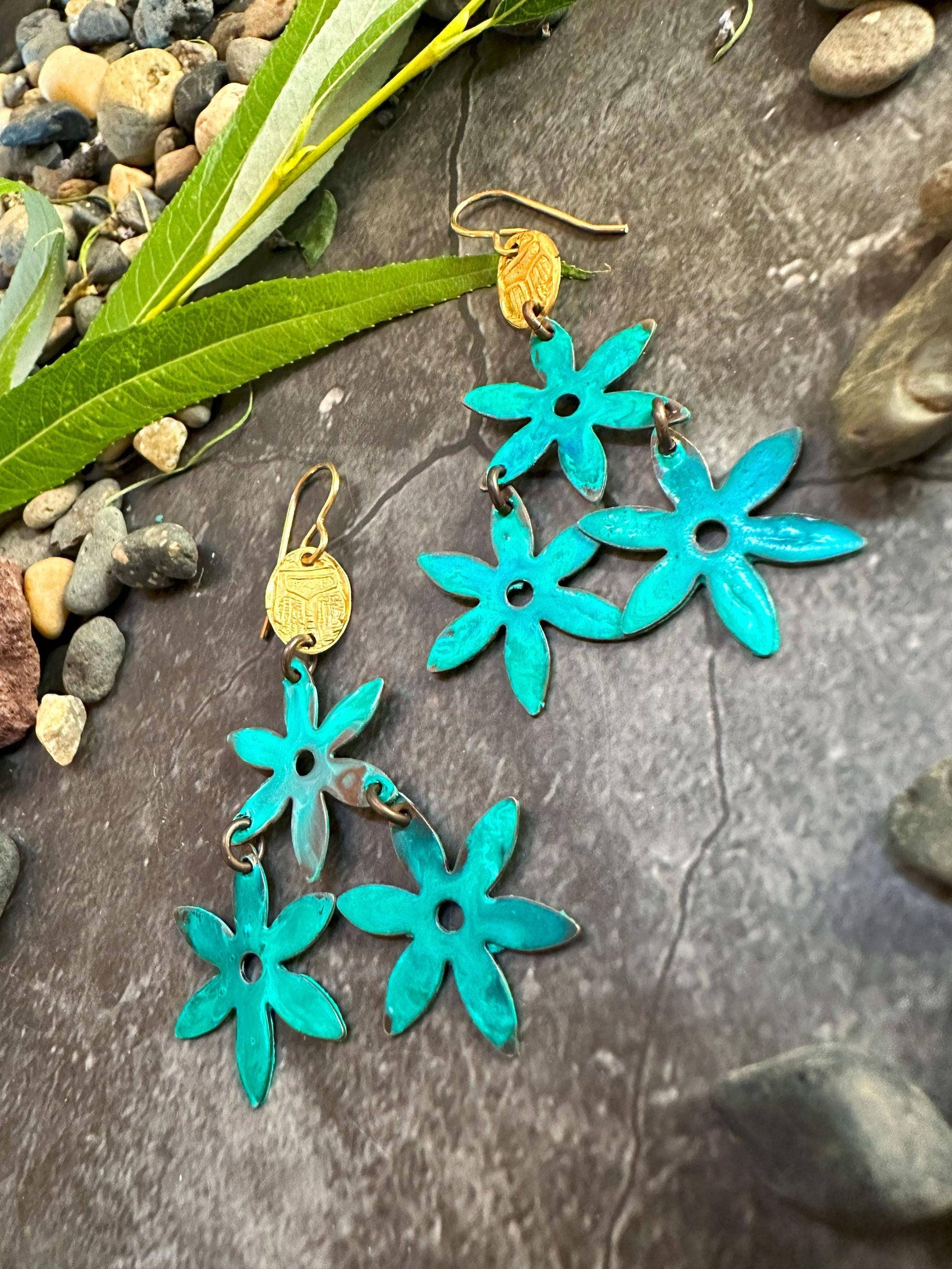Floating Petals Lotus Earrings