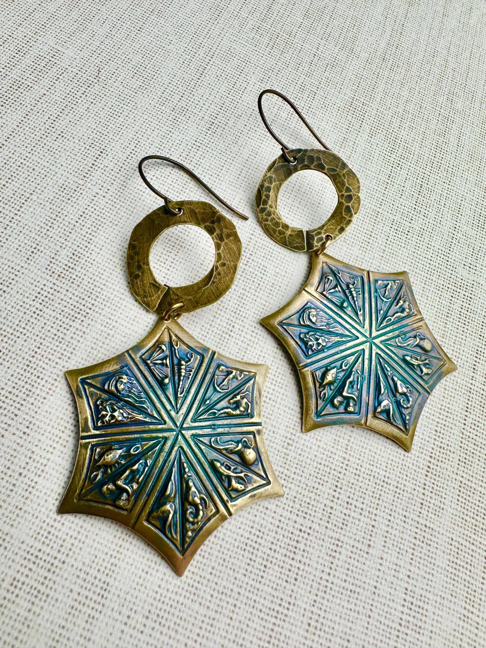 Zodiac Statement Earrings