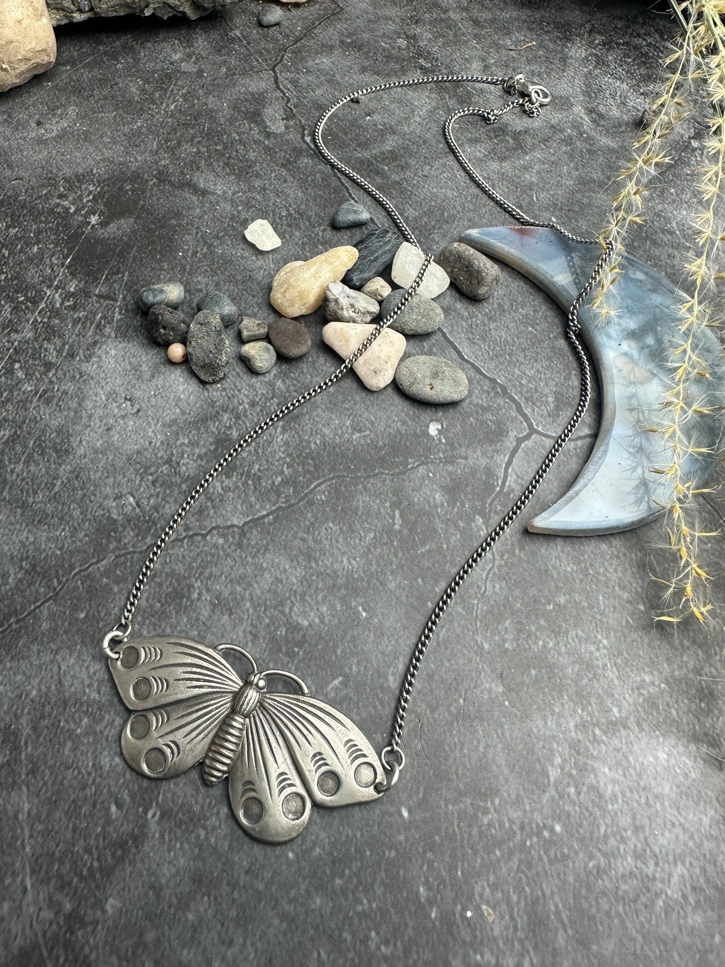 Lunar Moth Necklace
