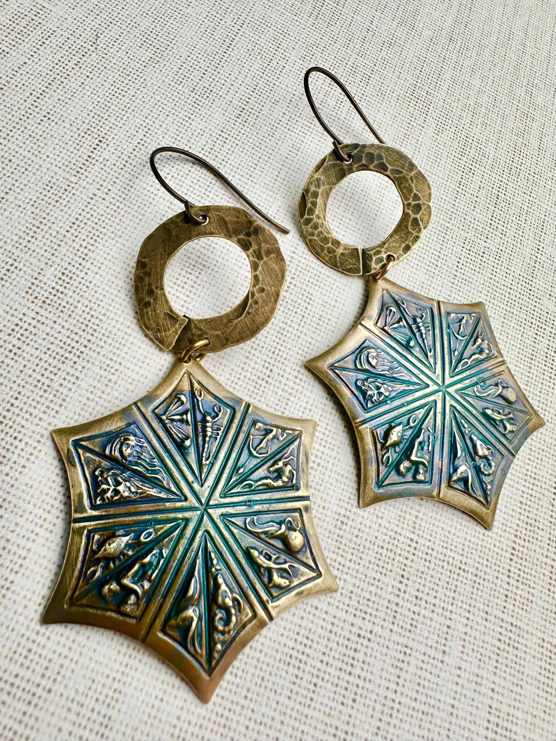 Zodiac Statement Earrings
