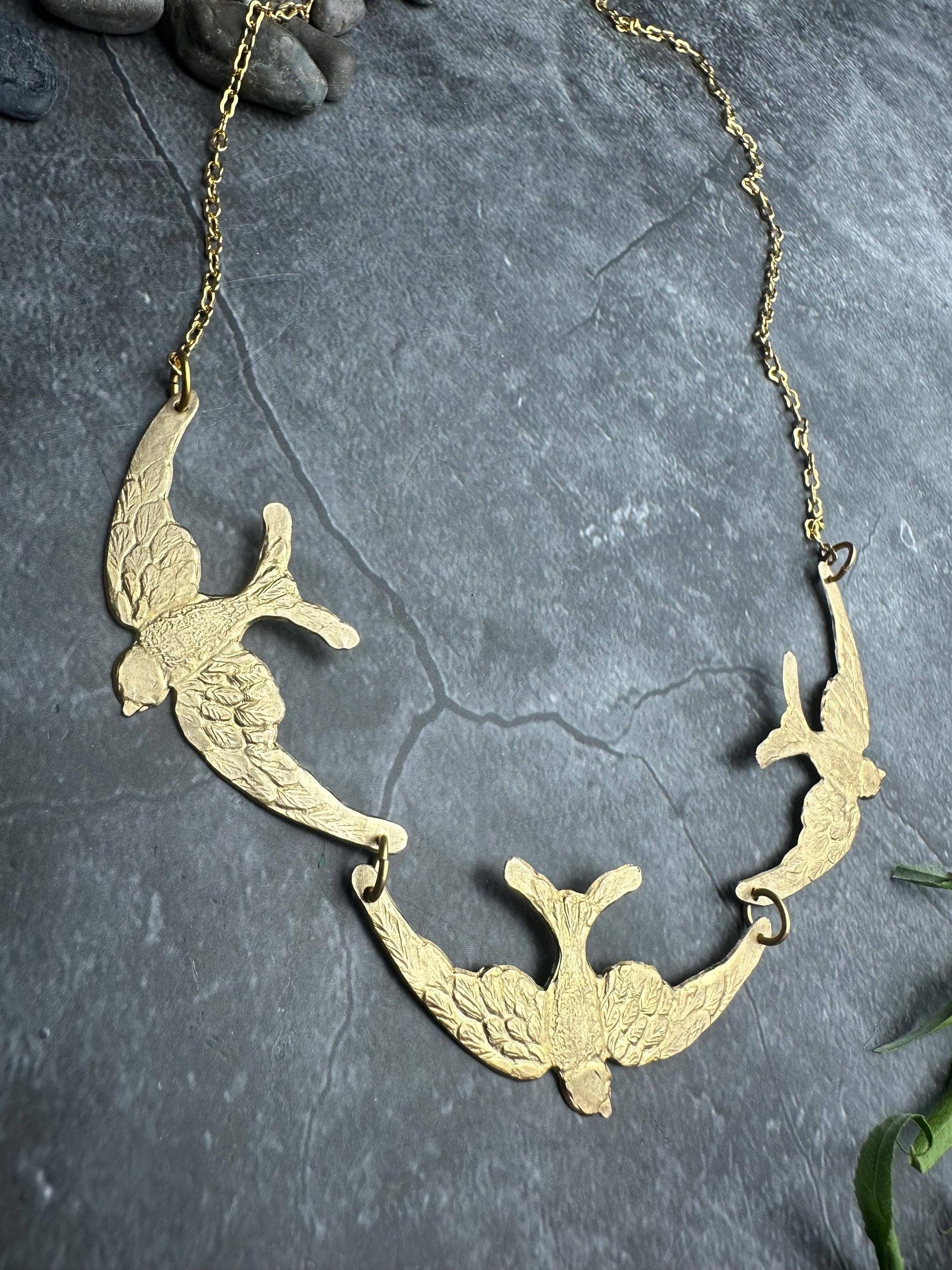 Bird Statement Necklace