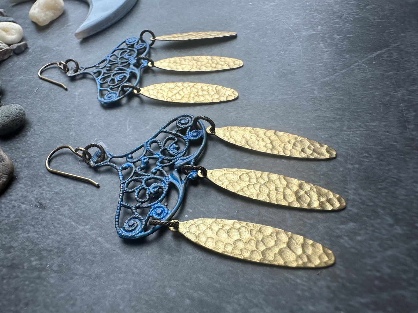 Etruscan Goddess Tears Earrings