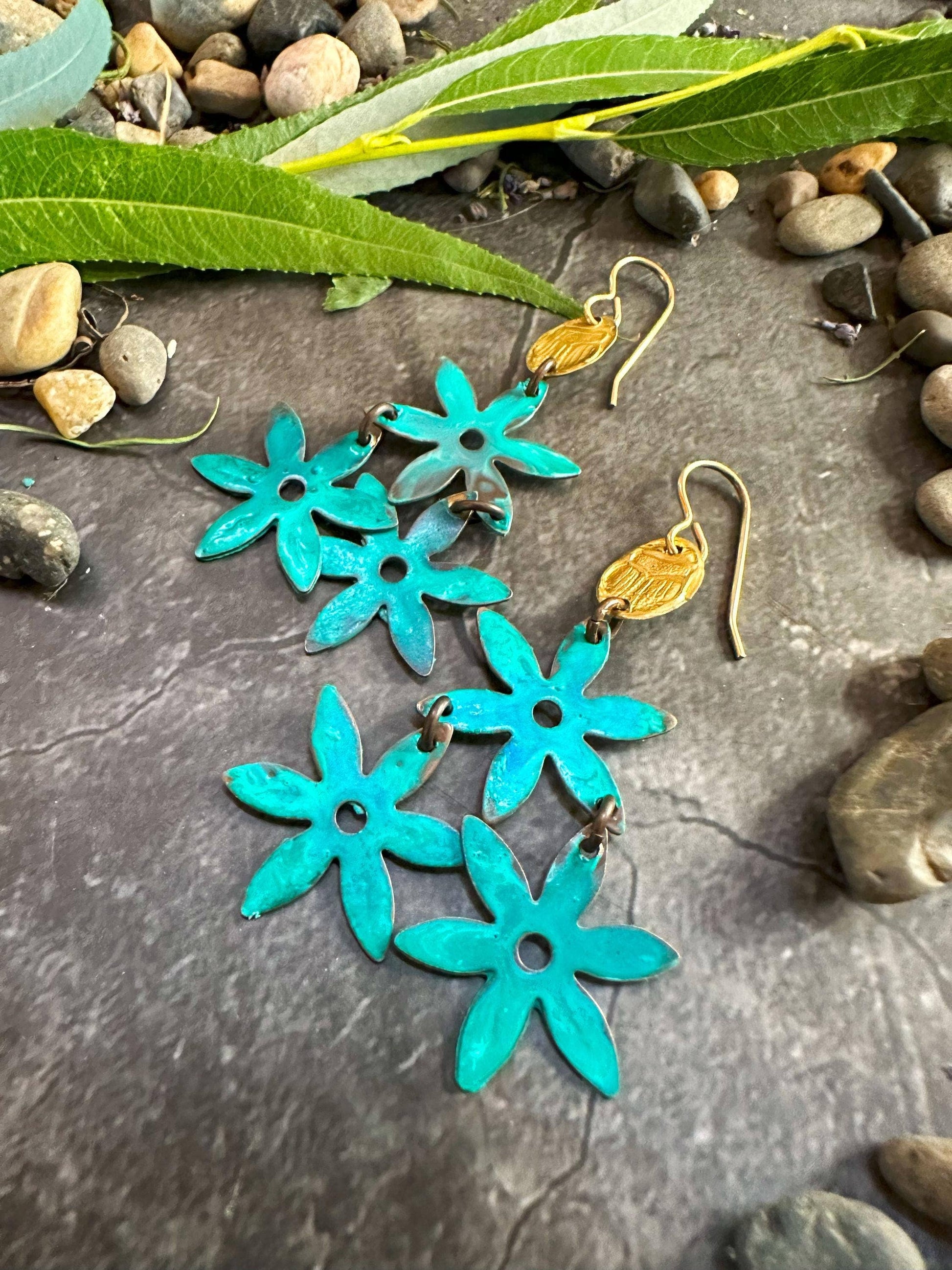 Floating Petals Lotus Earrings