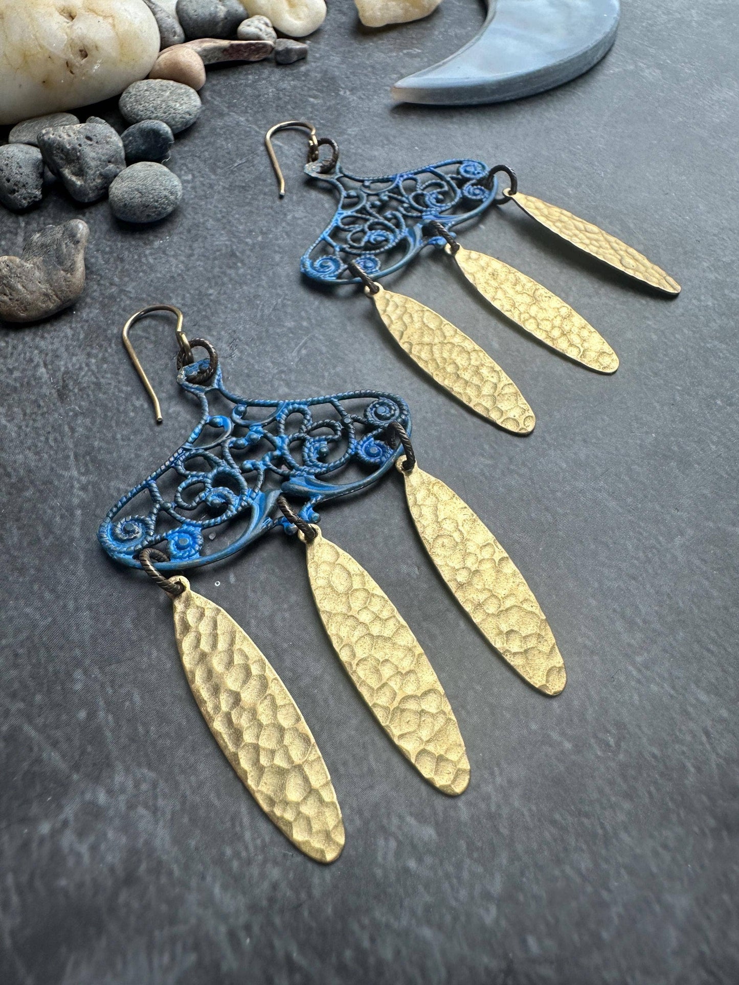 Etruscan Goddess Tears Earrings