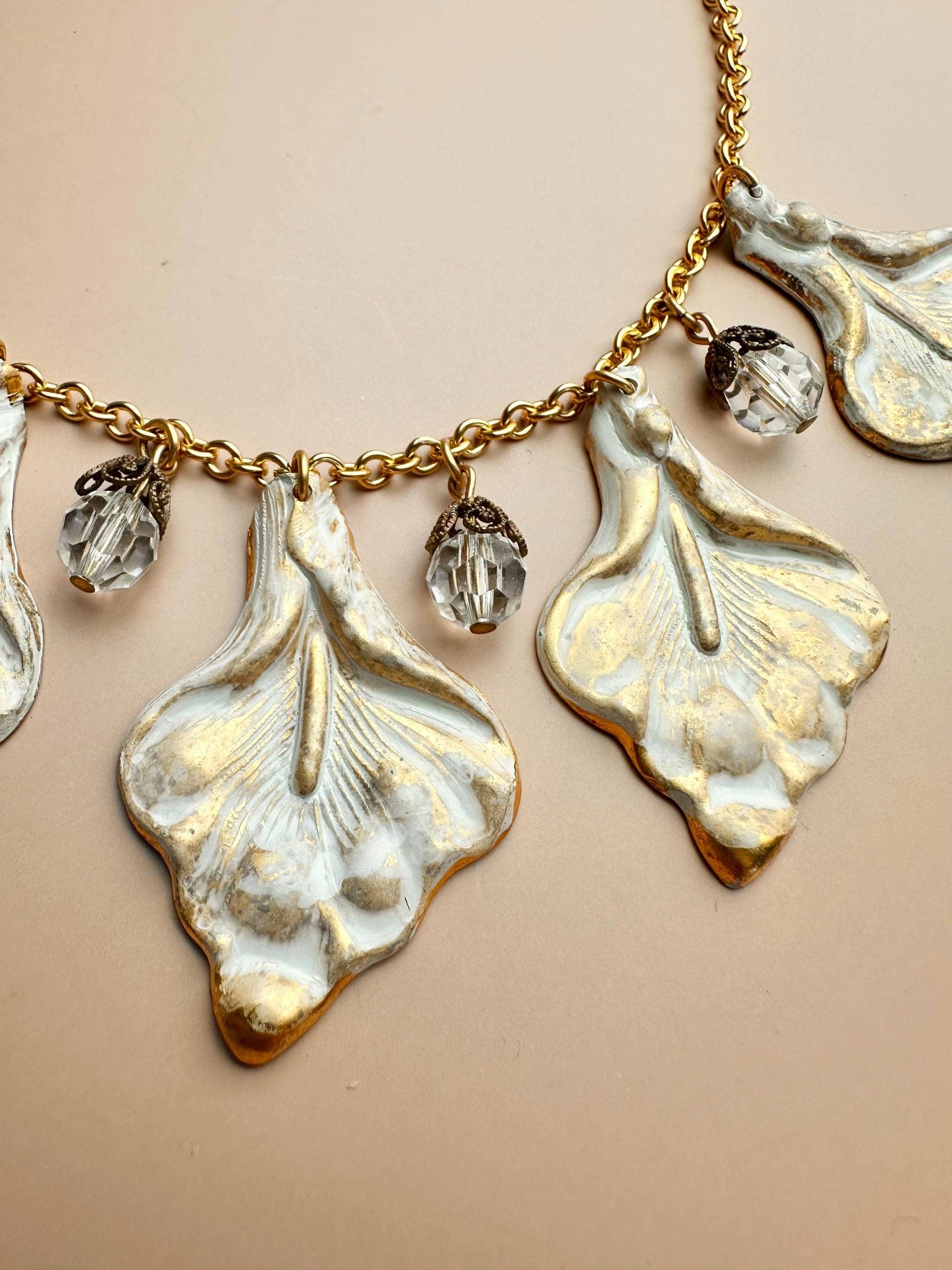 Calla Lily Necklace - Garden Inspired Gold