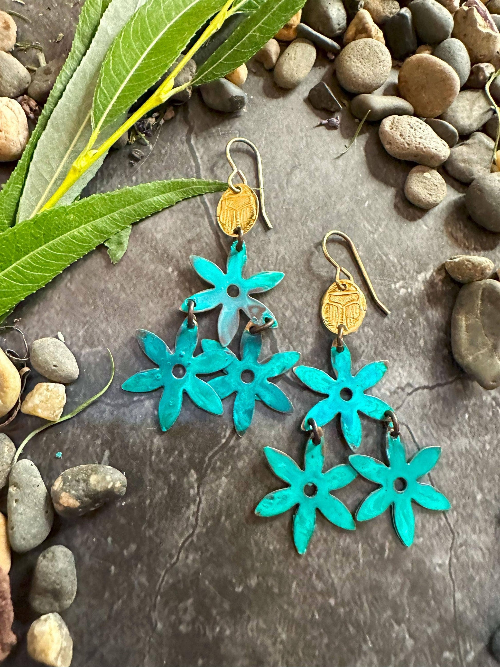 Floating Petals Lotus Earrings