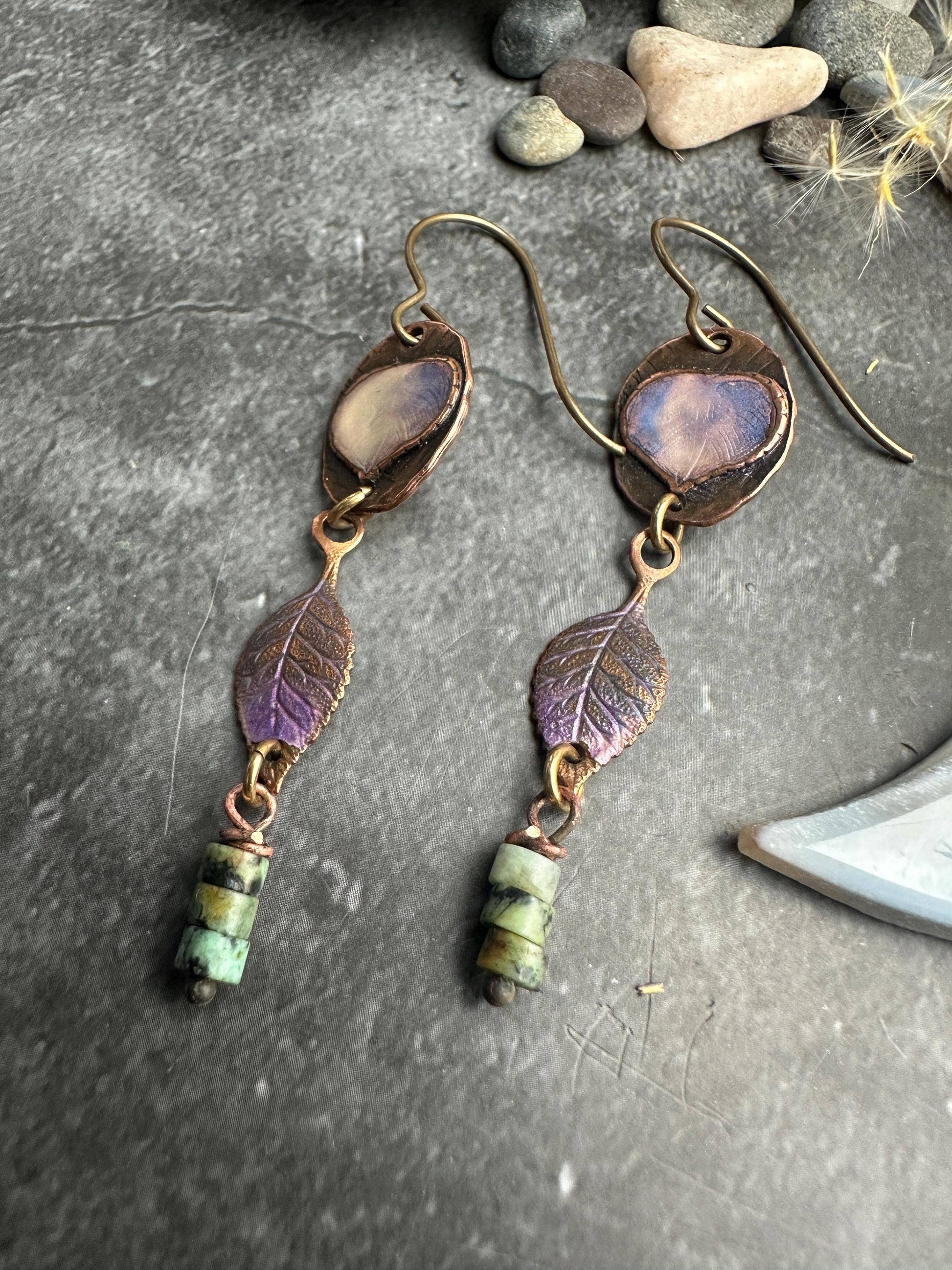 Heart Leaf Earrings