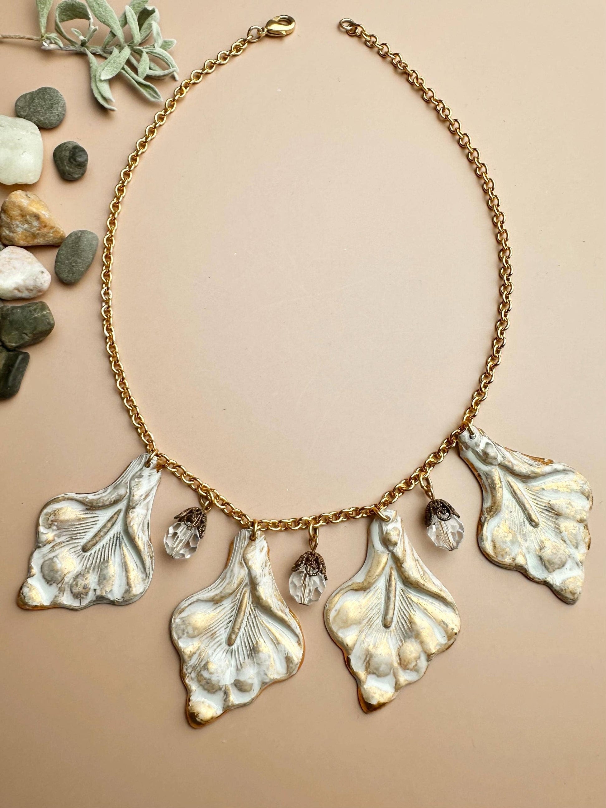 Calla Lily Necklace - Garden Inspired Gold