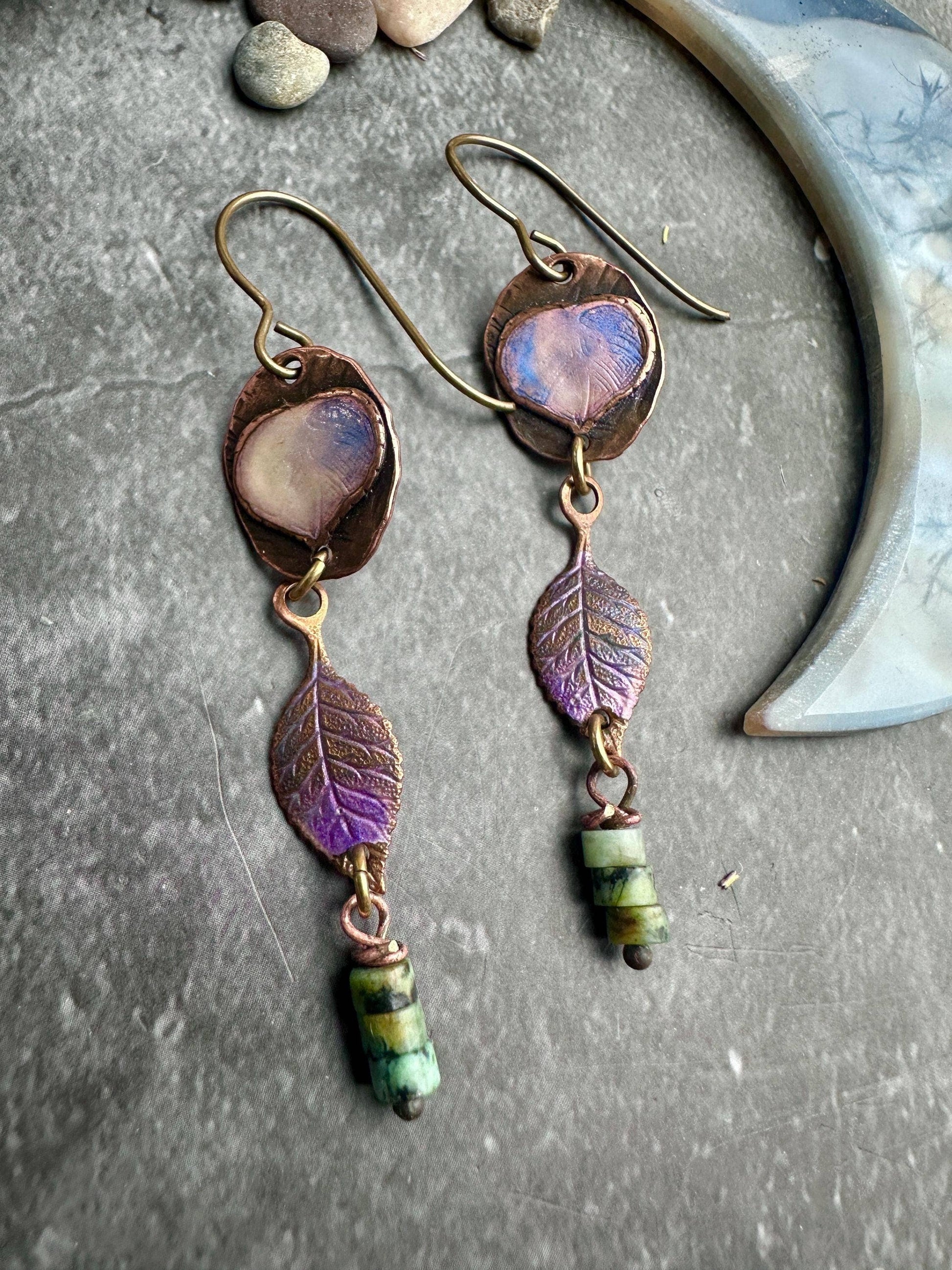 Heart Leaf Earrings