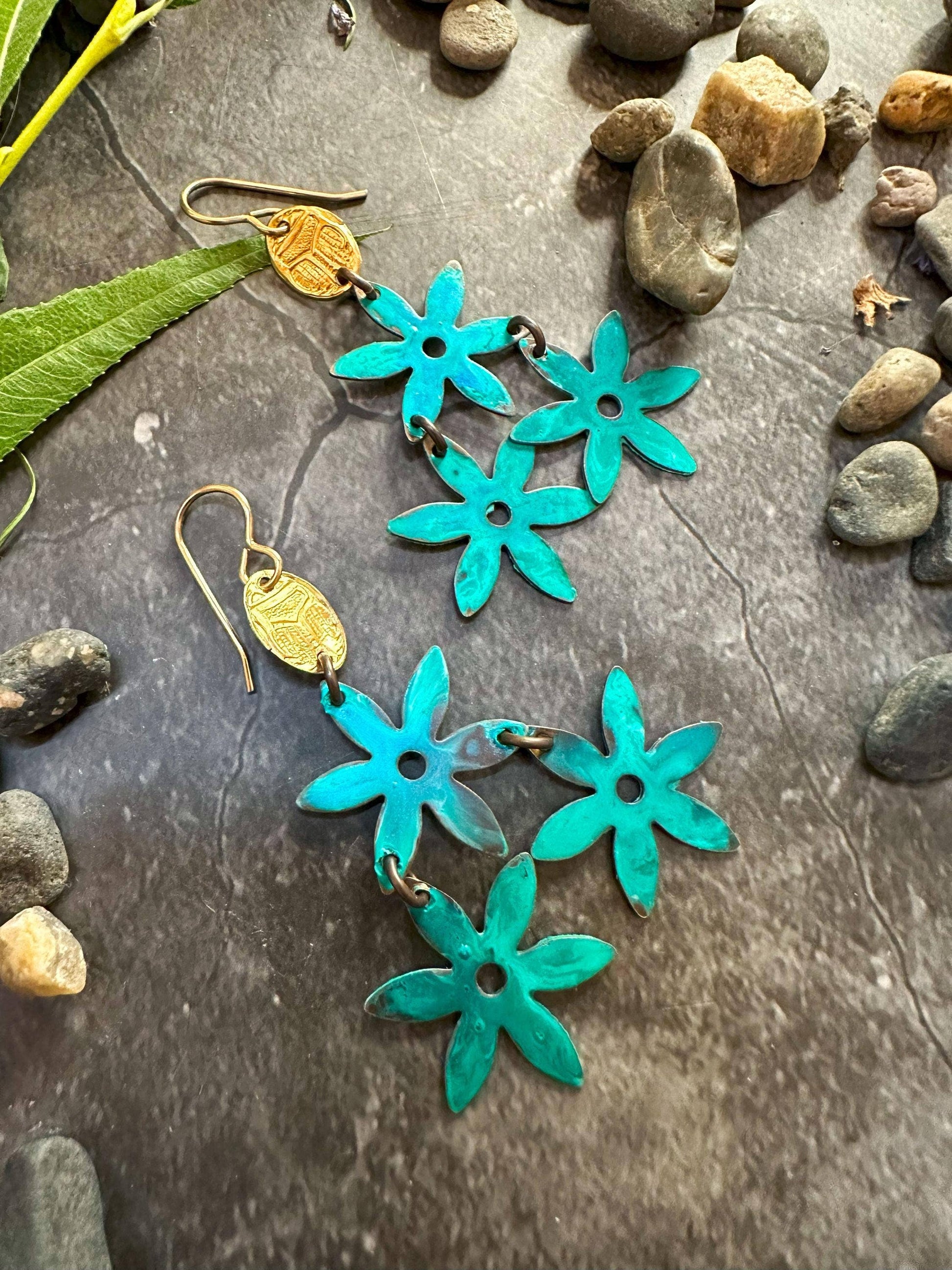 Floating Petals Lotus Earrings