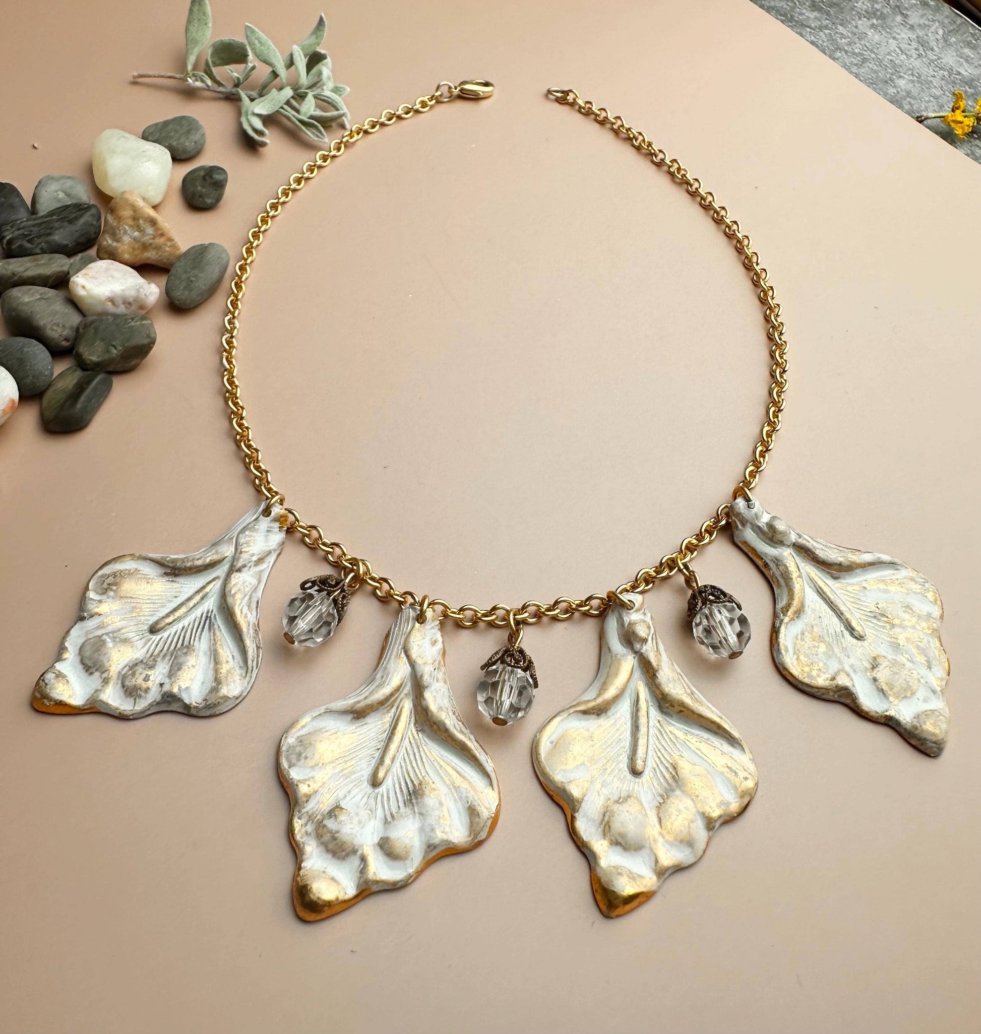 Calla Lily Necklace - Garden Inspired Gold