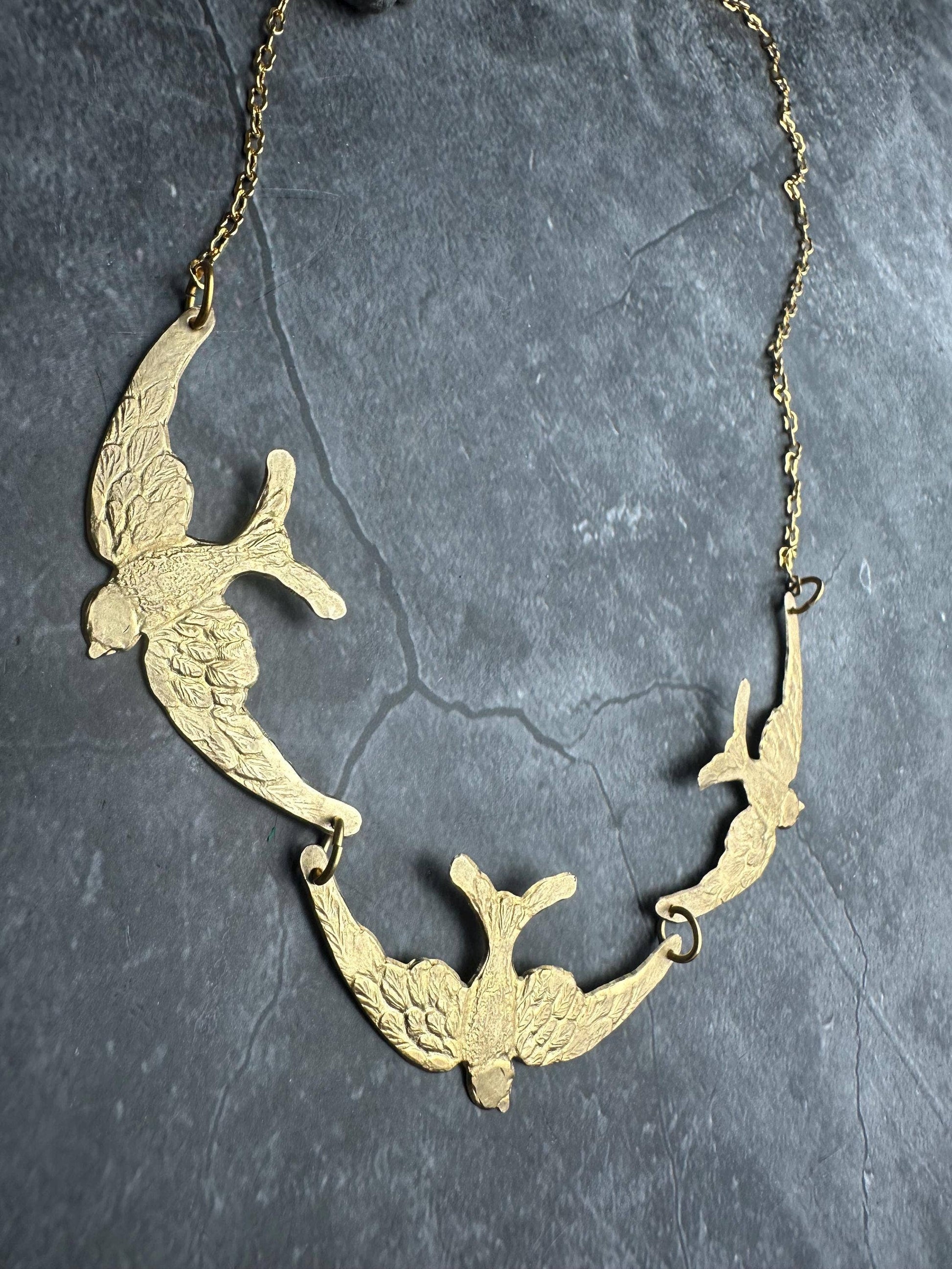Bird Statement Necklace