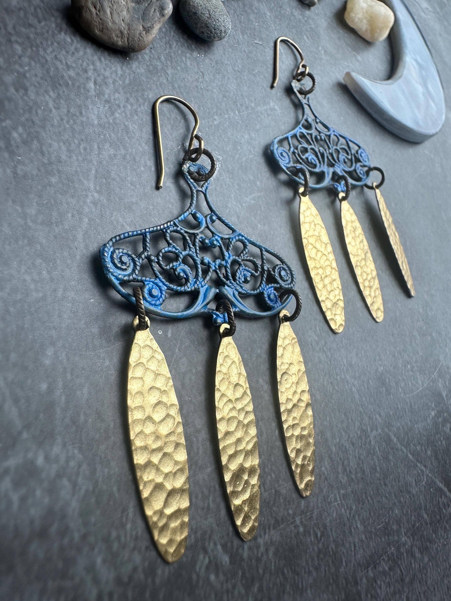 Etruscan Goddess Tears Earrings
