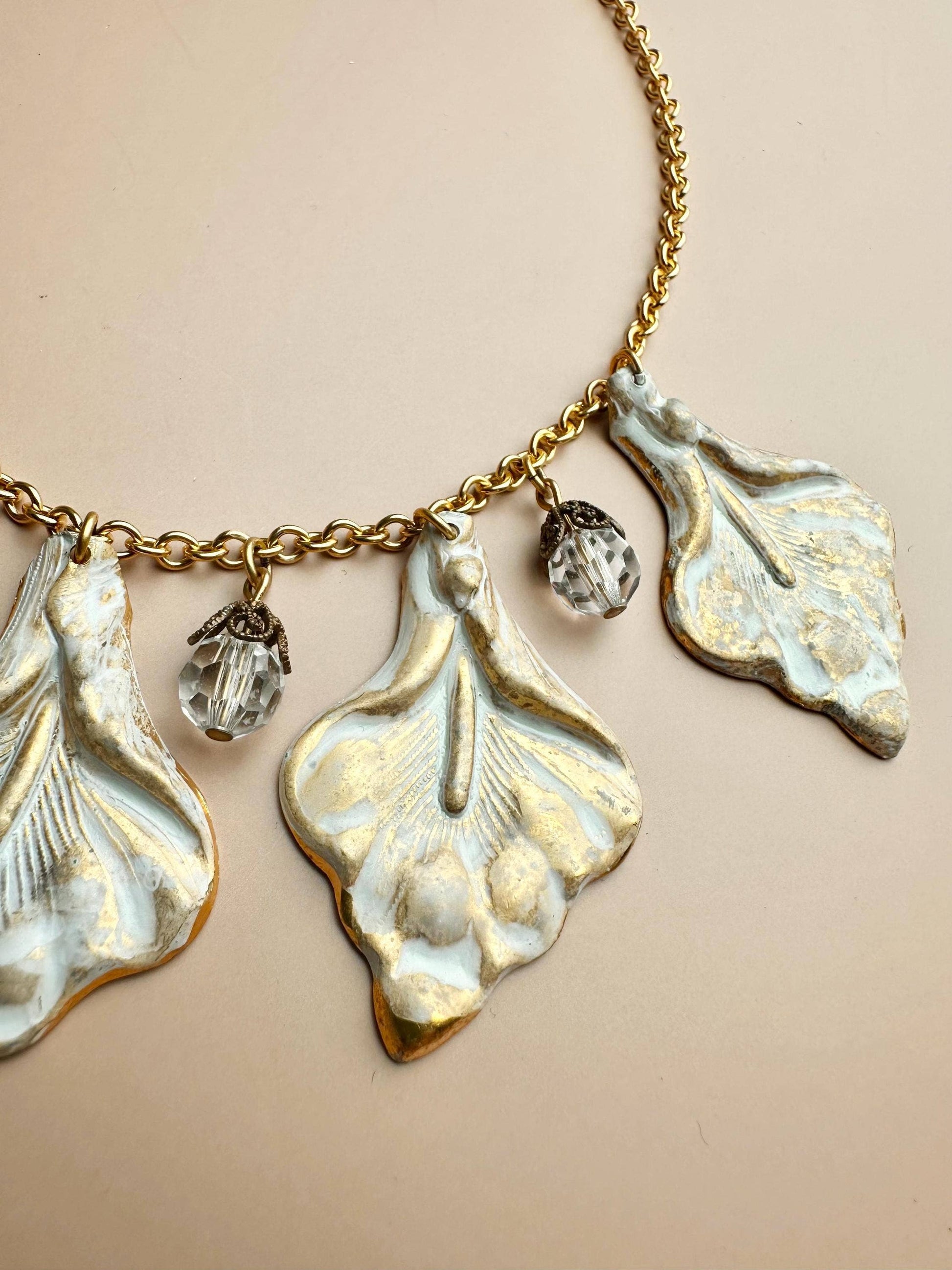 Calla Lily Necklace - Garden Inspired Gold