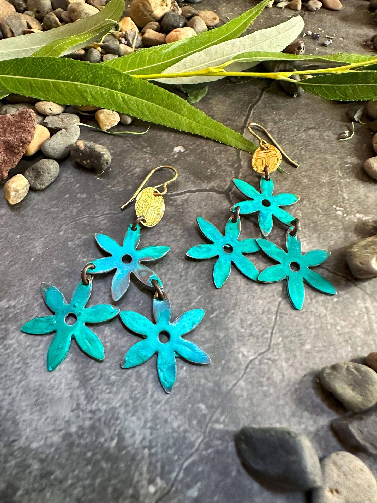 Floating Petals Lotus Earrings