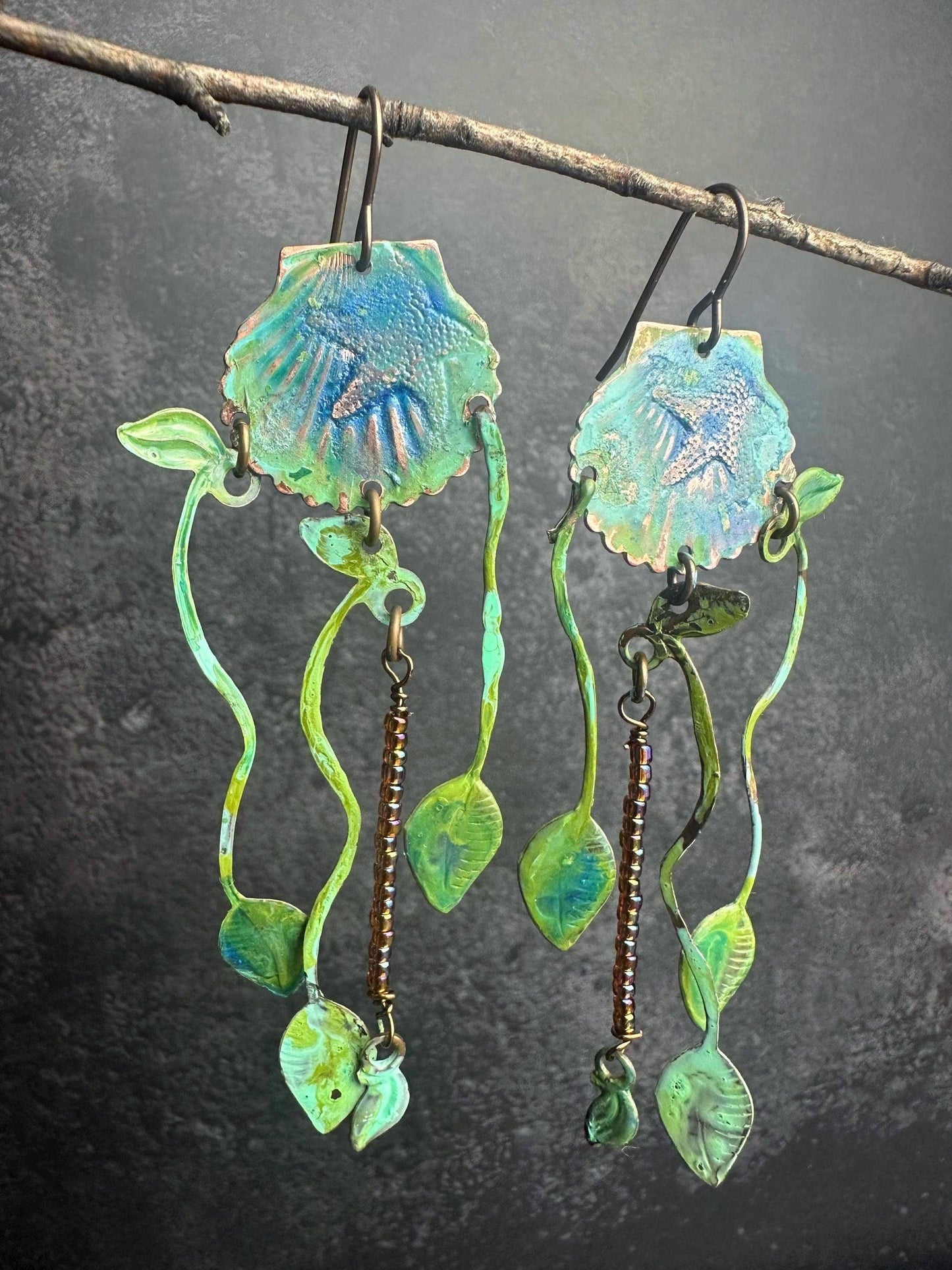 Mermaid Sea Earrings