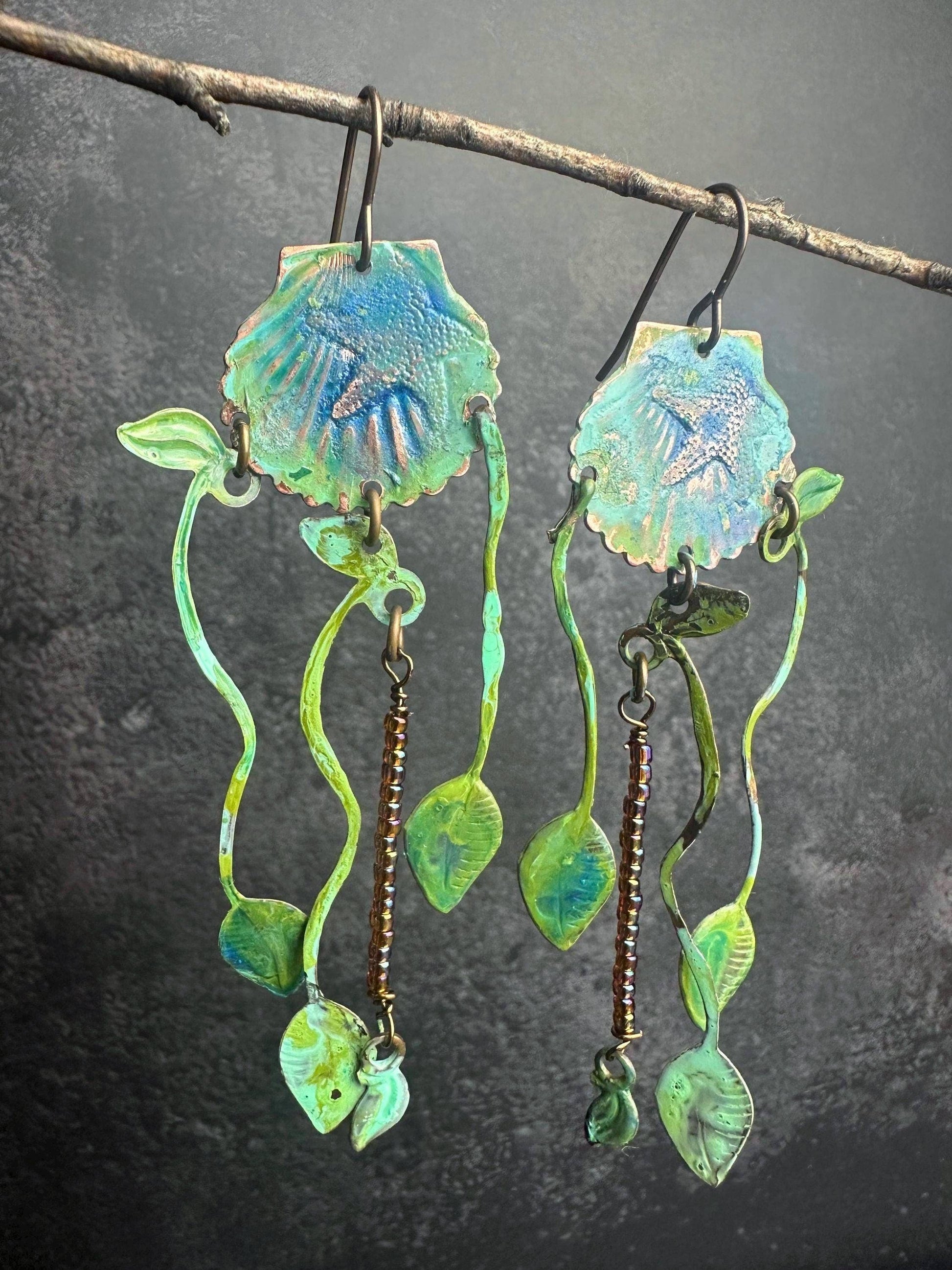 Mermaid Sea Earrings