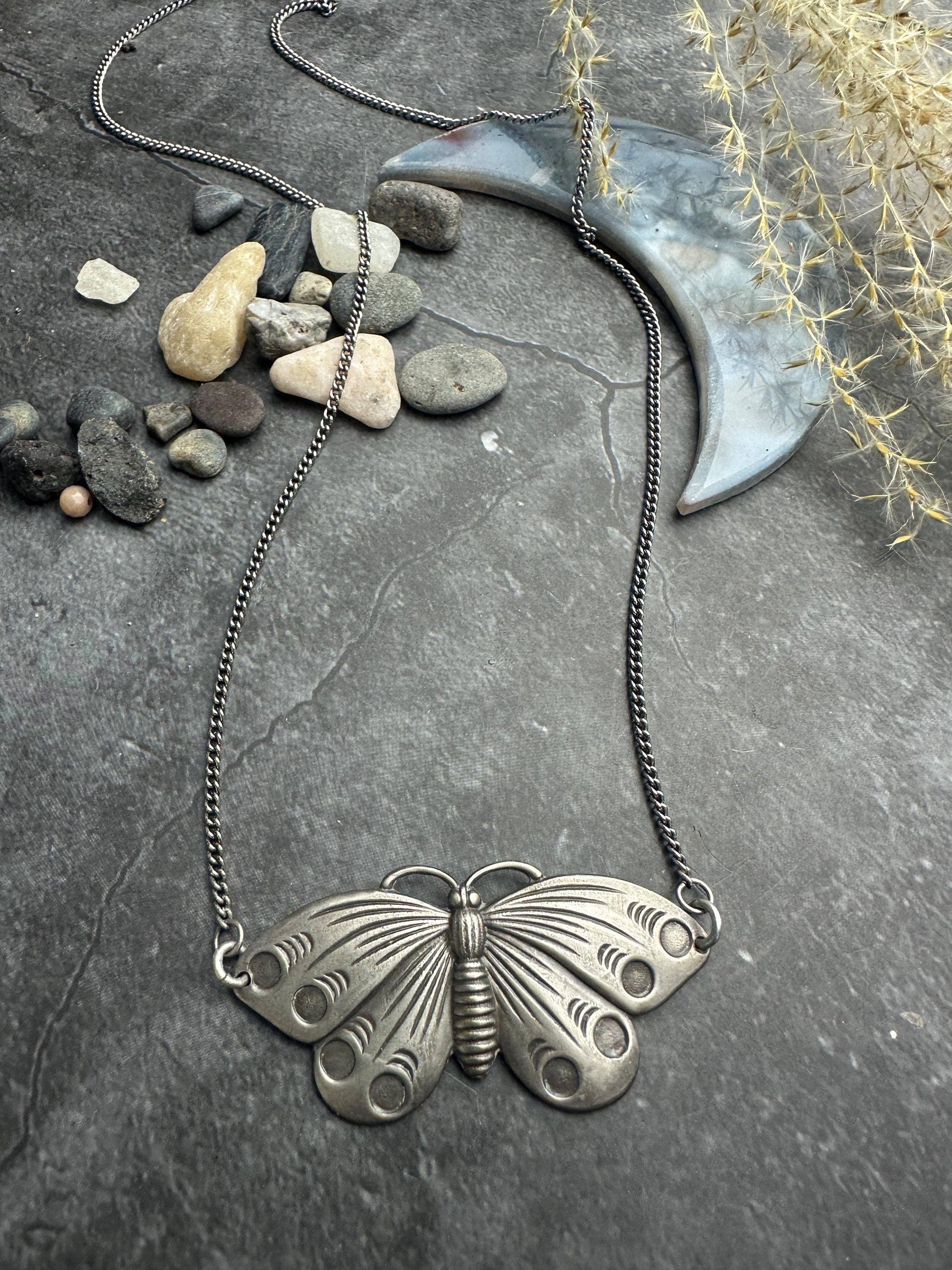 Lunar Moth Necklace