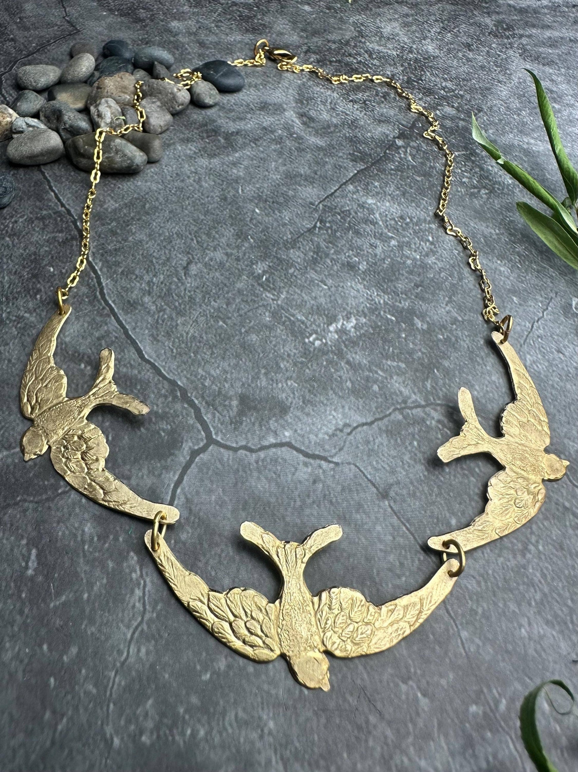 Bird Statement Necklace