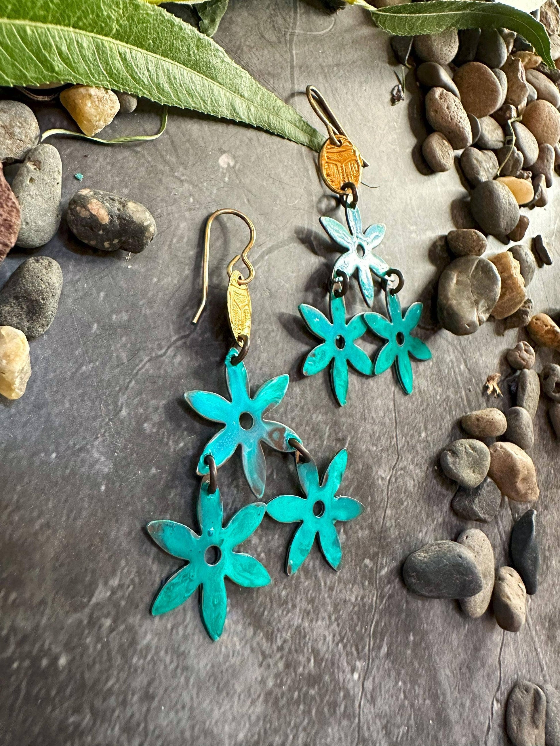 Floating Petals Lotus Earrings