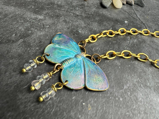 Painted Wings Butterfly Necklace