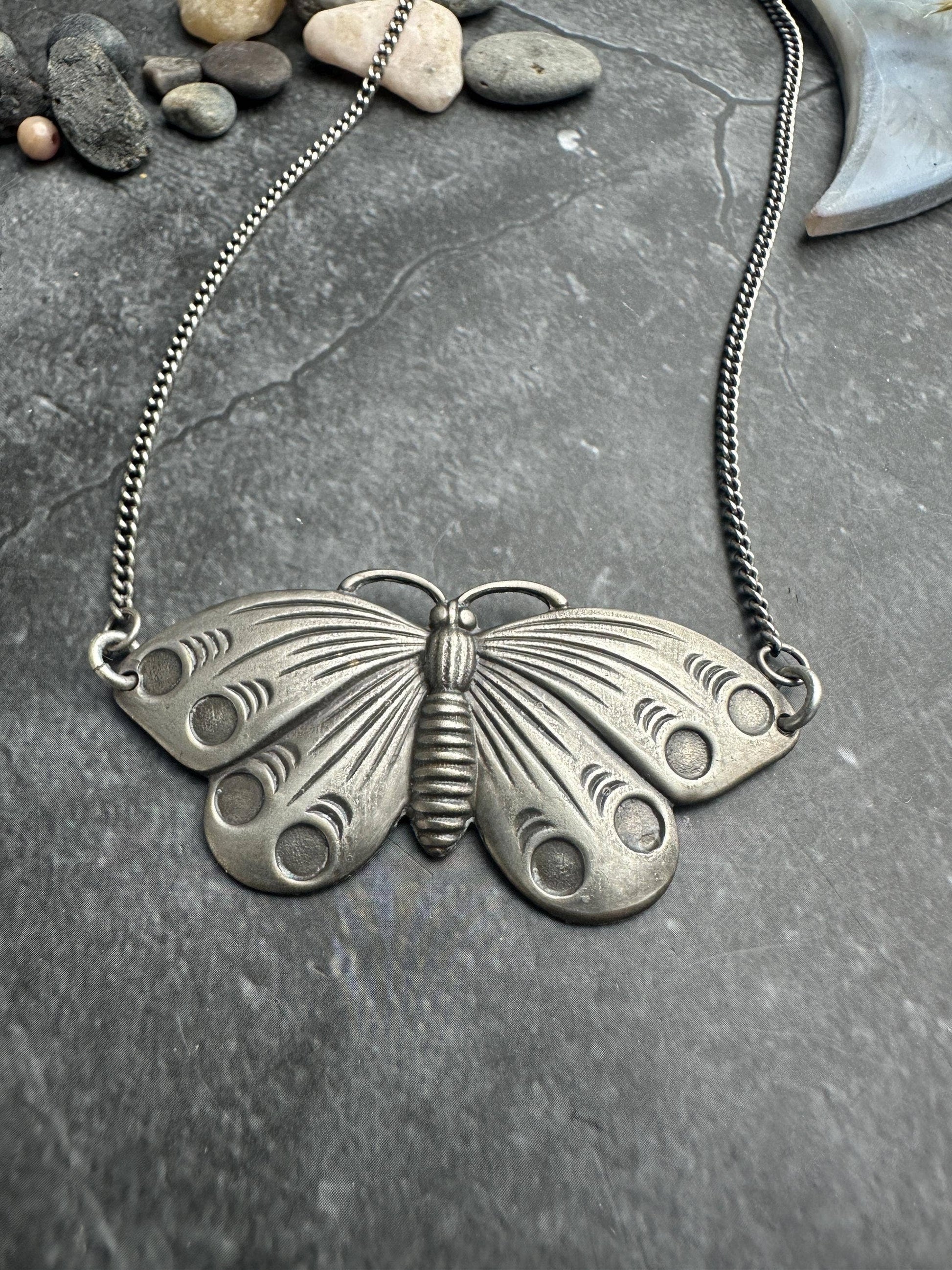 Lunar Moth Necklace