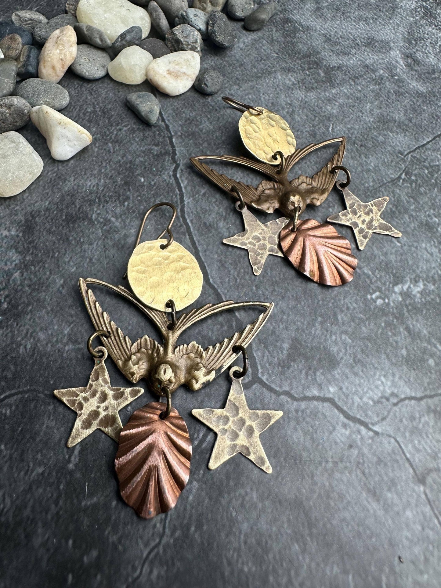 Starlight Sparrow Chandelier Earrings