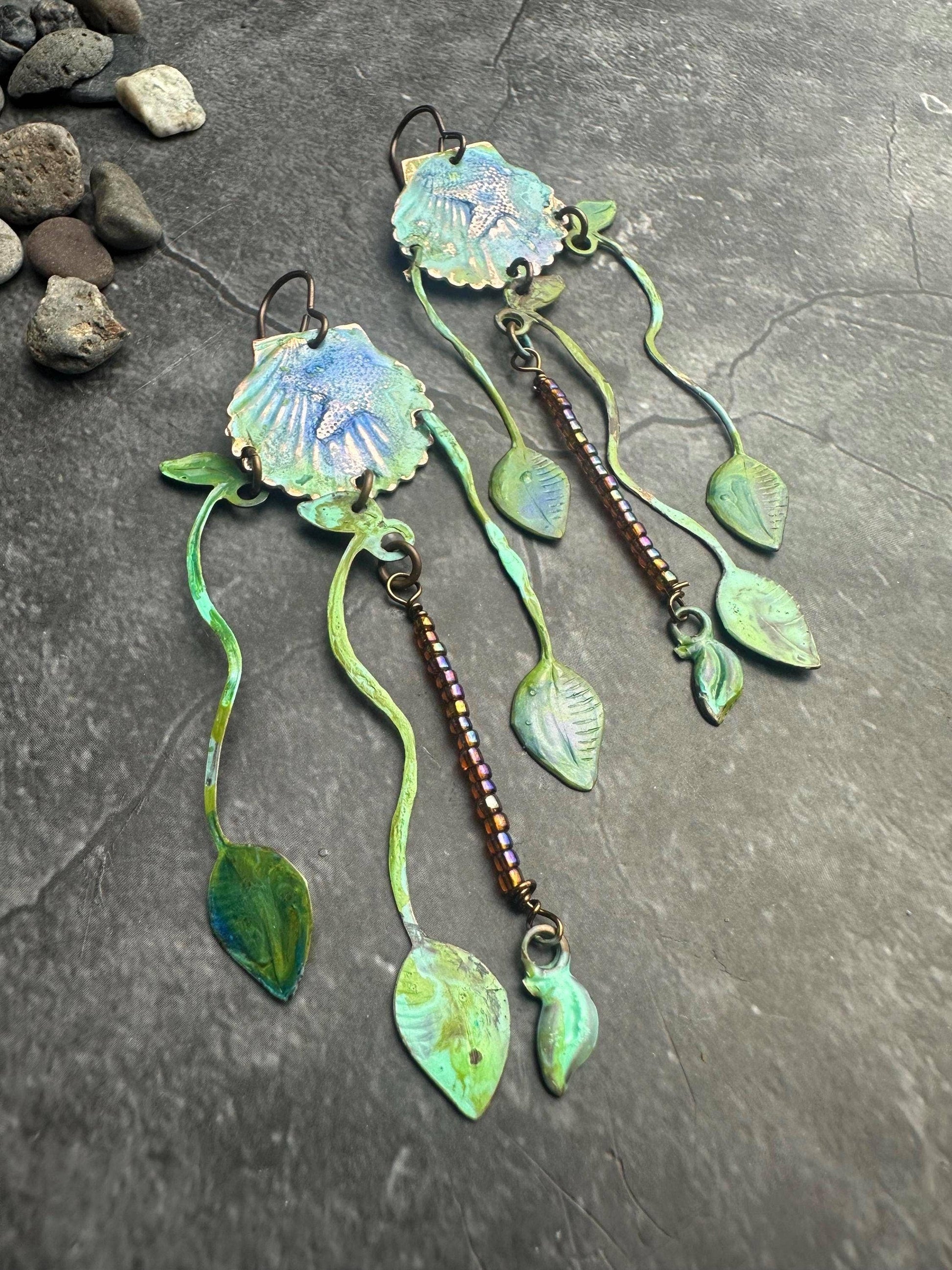 Mermaid Sea Earrings