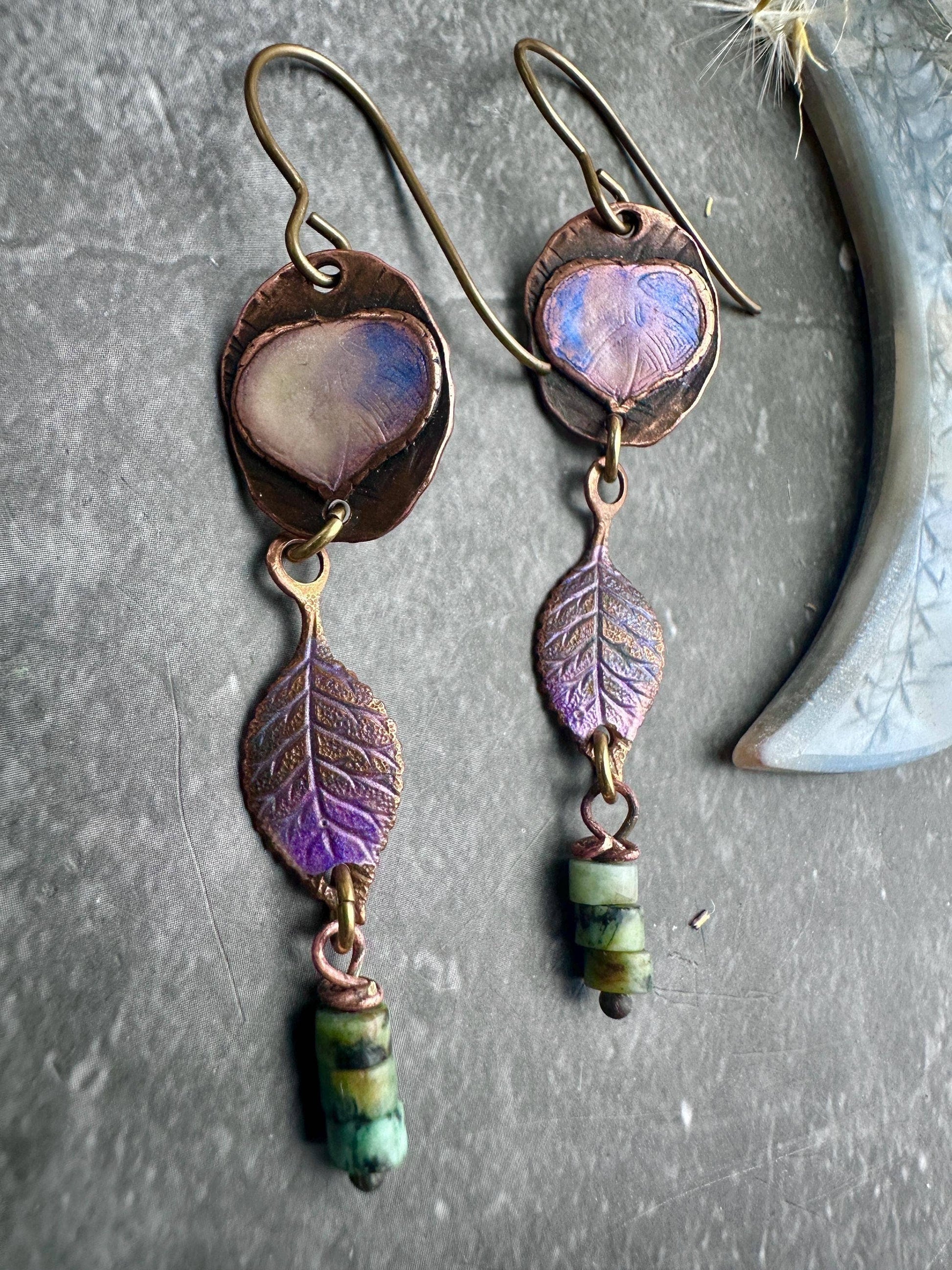 Heart Leaf Earrings