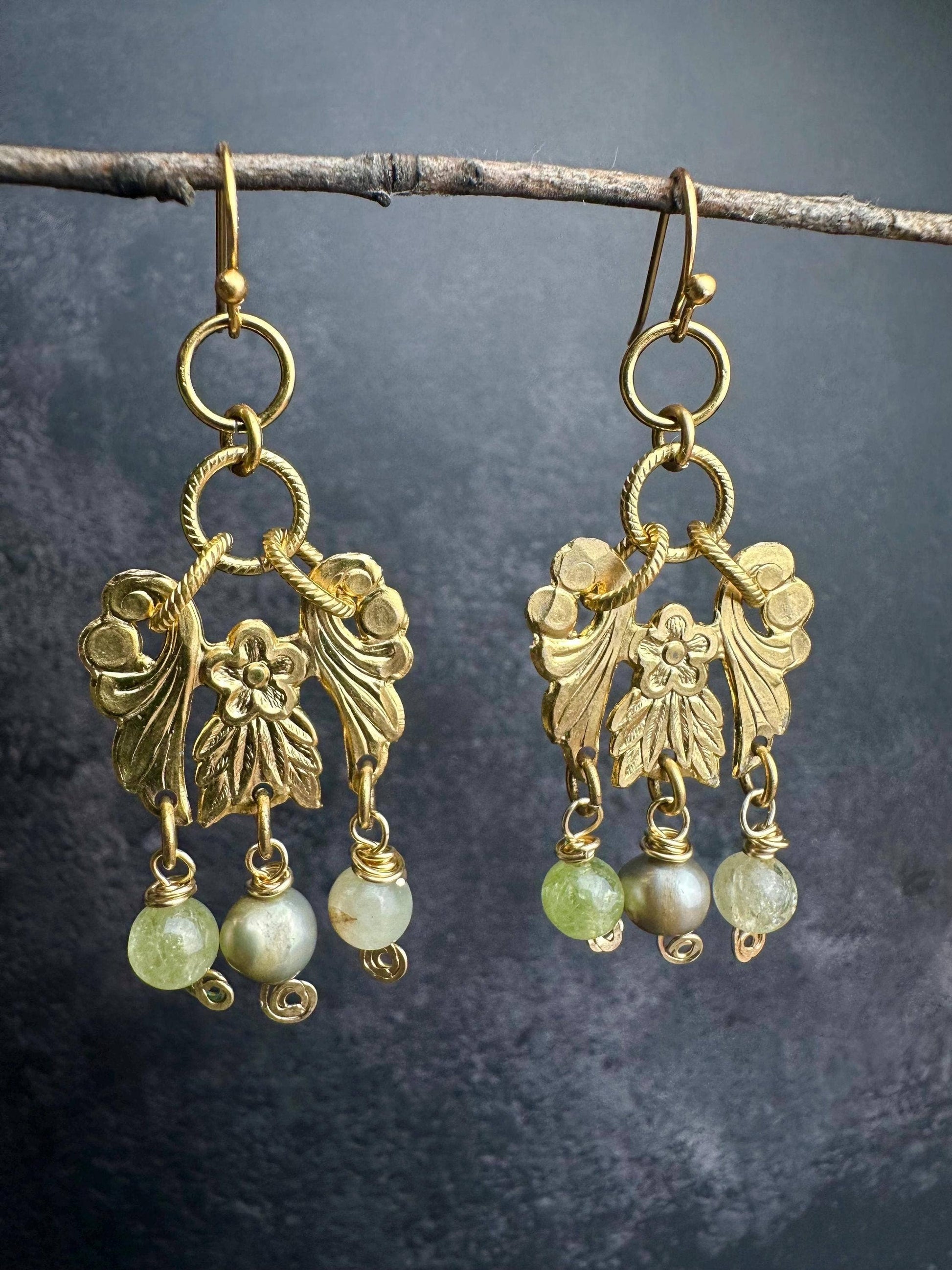 Mermaid Crown Earrings