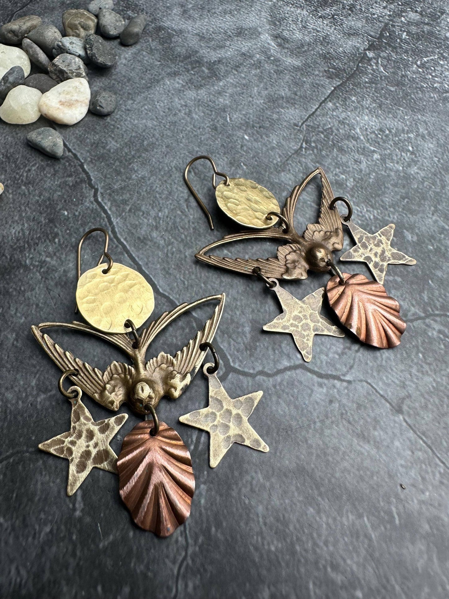 Starlight Sparrow Chandelier Earrings