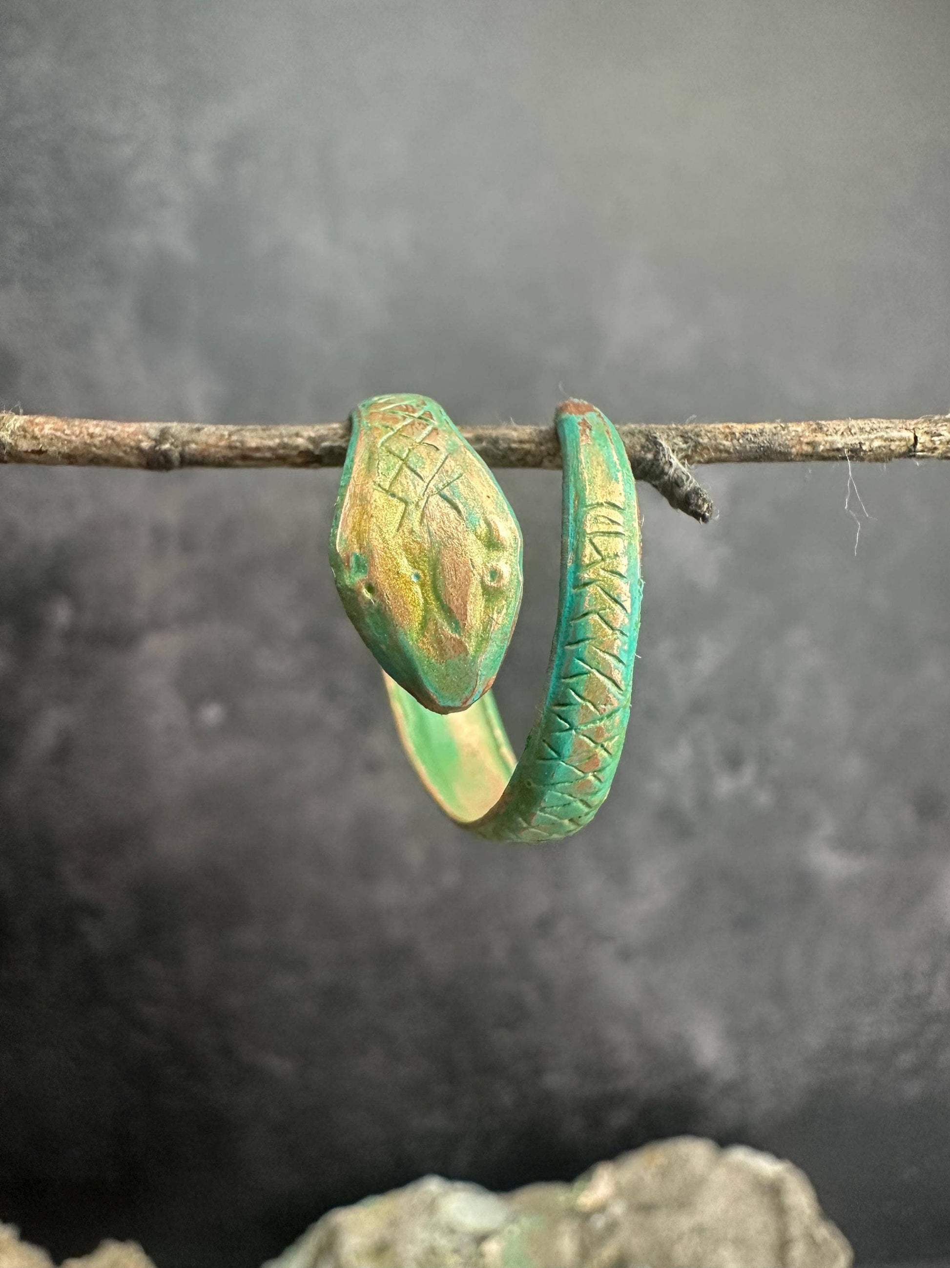Snake Wrap Ring - Ancient Inspired