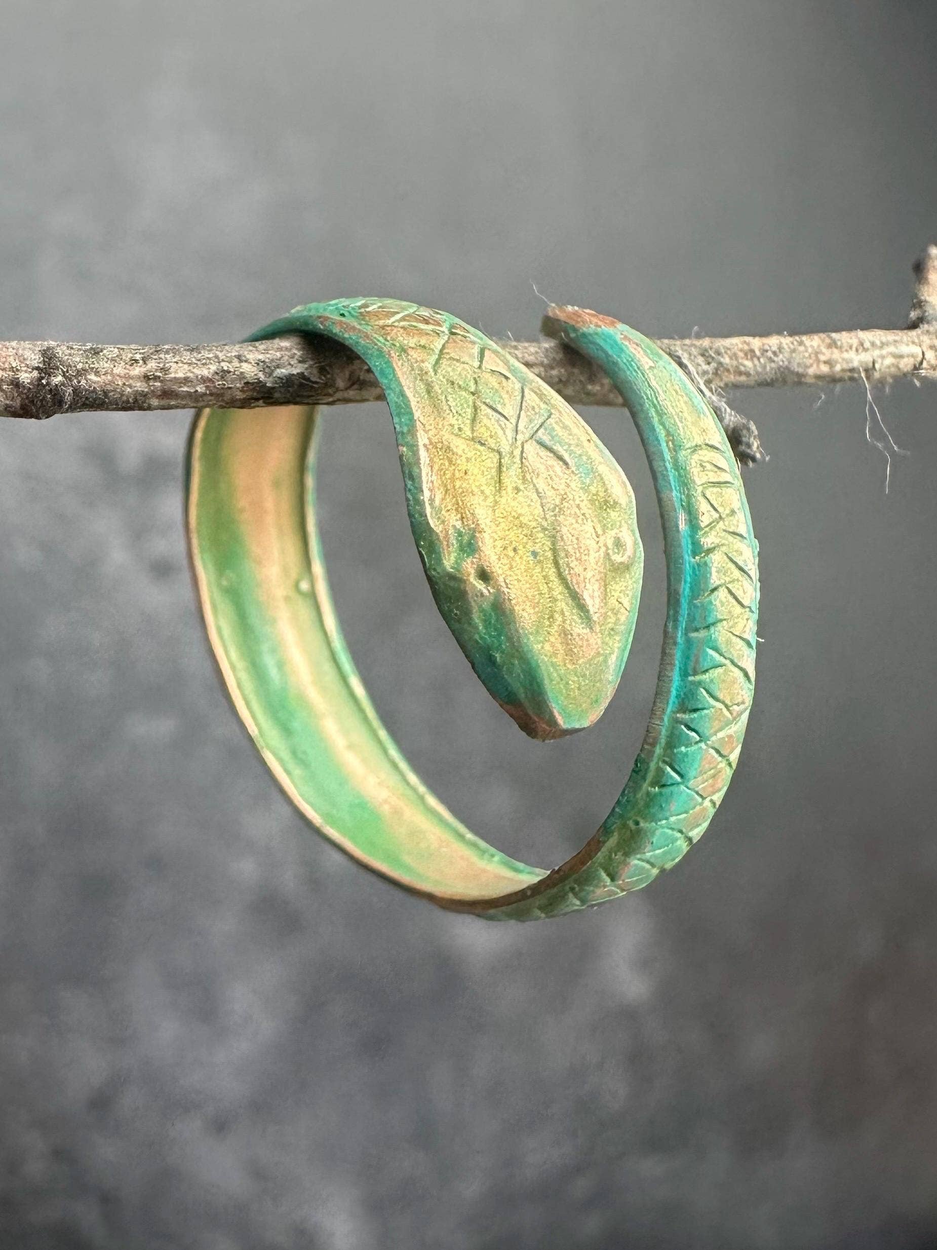 Snake Wrap Ring - Ancient Inspired