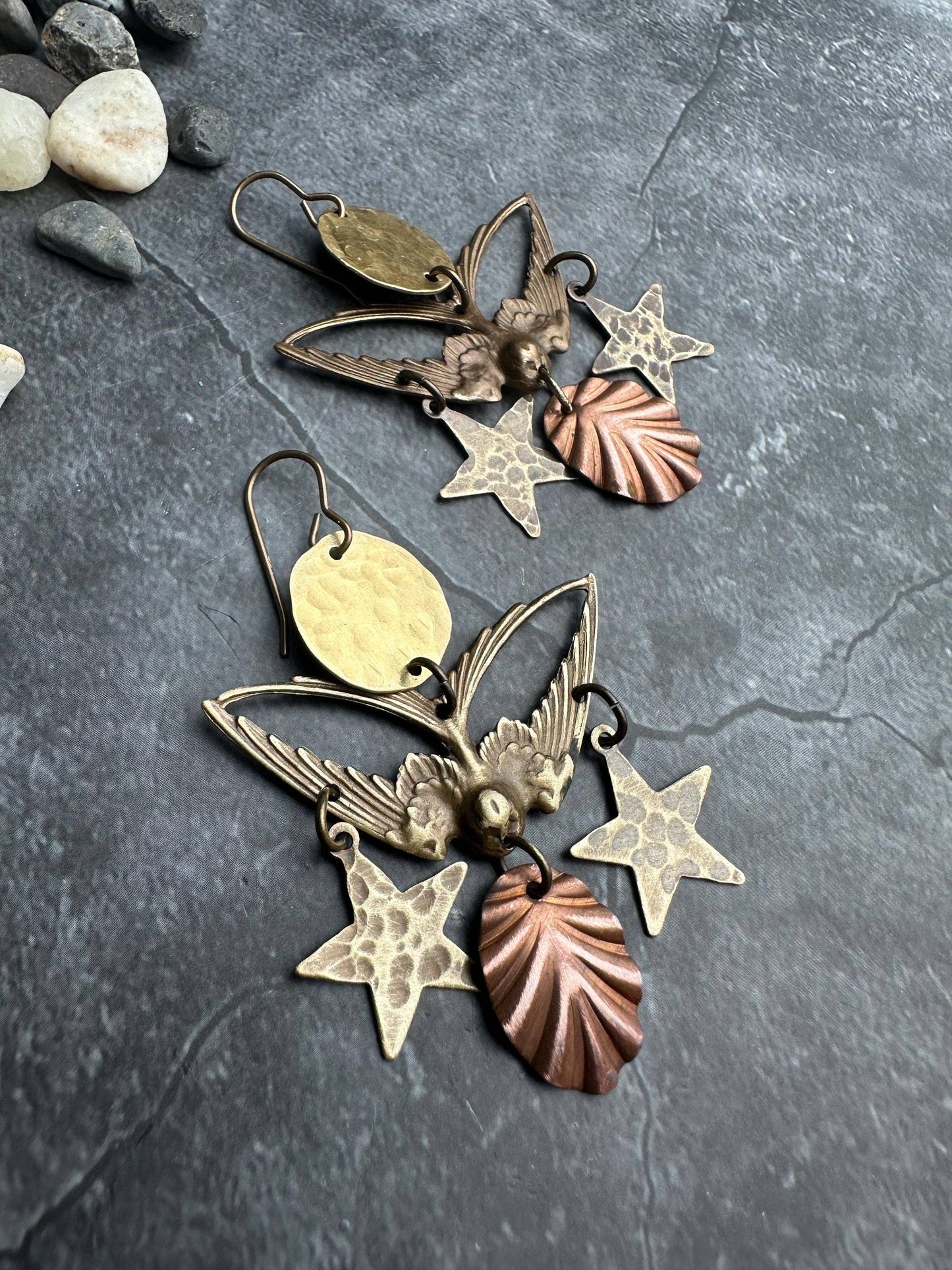 Starlight Sparrow Chandelier Earrings