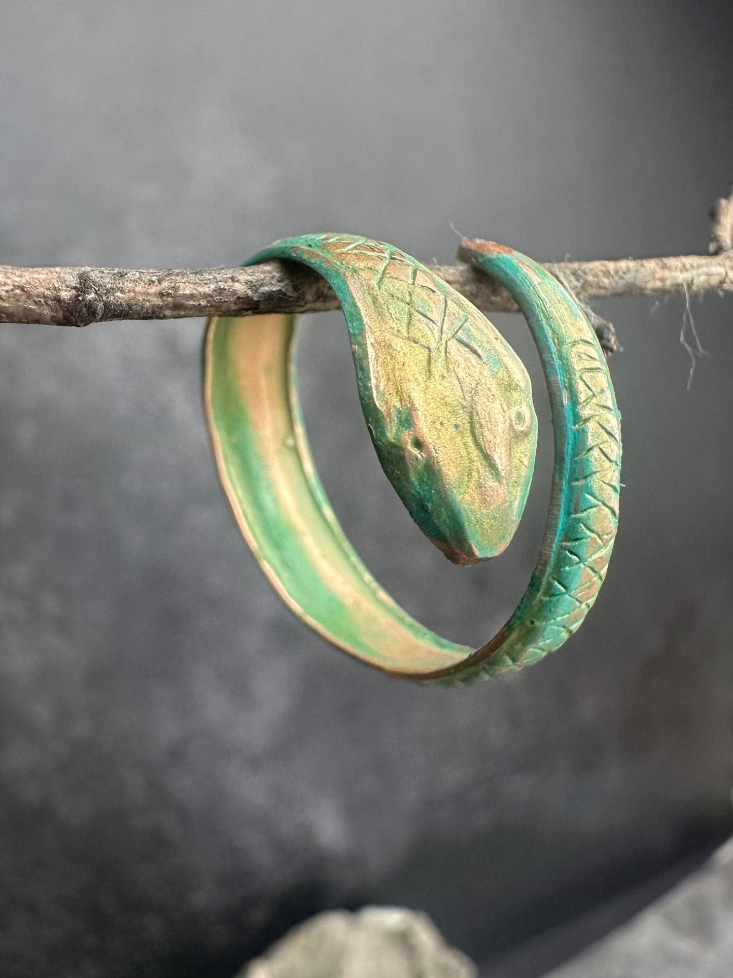 Snake Wrap Ring - Ancient Inspired