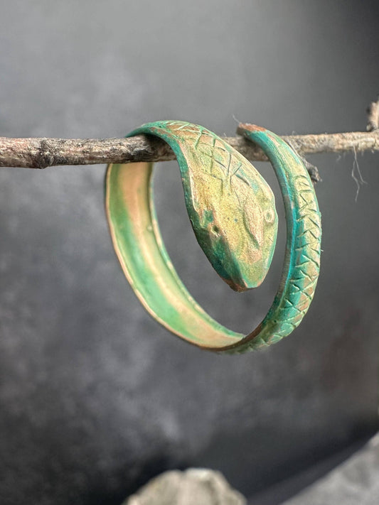Snake Wrap Ring - Ancient Inspired