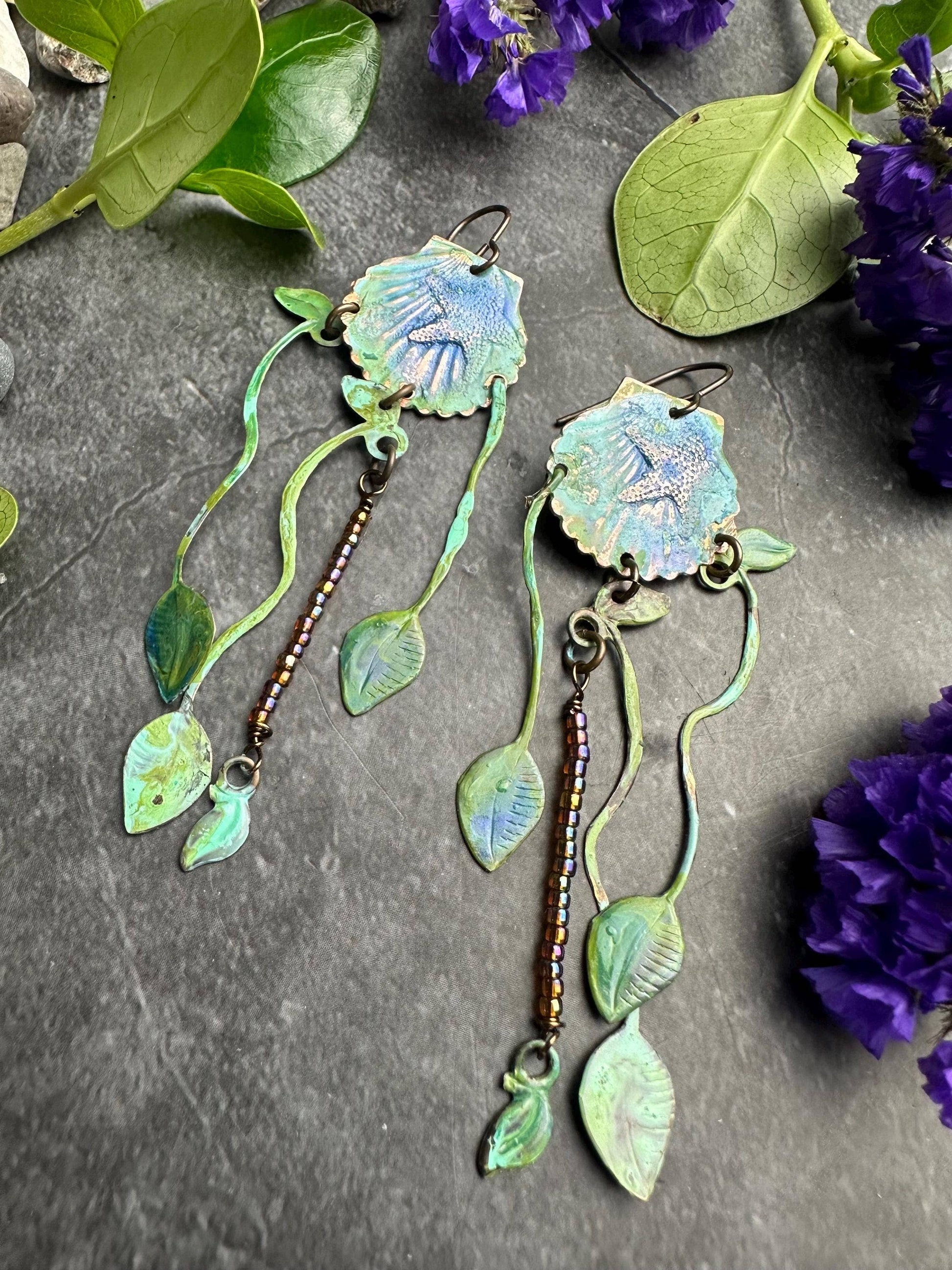 Mermaid Sea Earrings