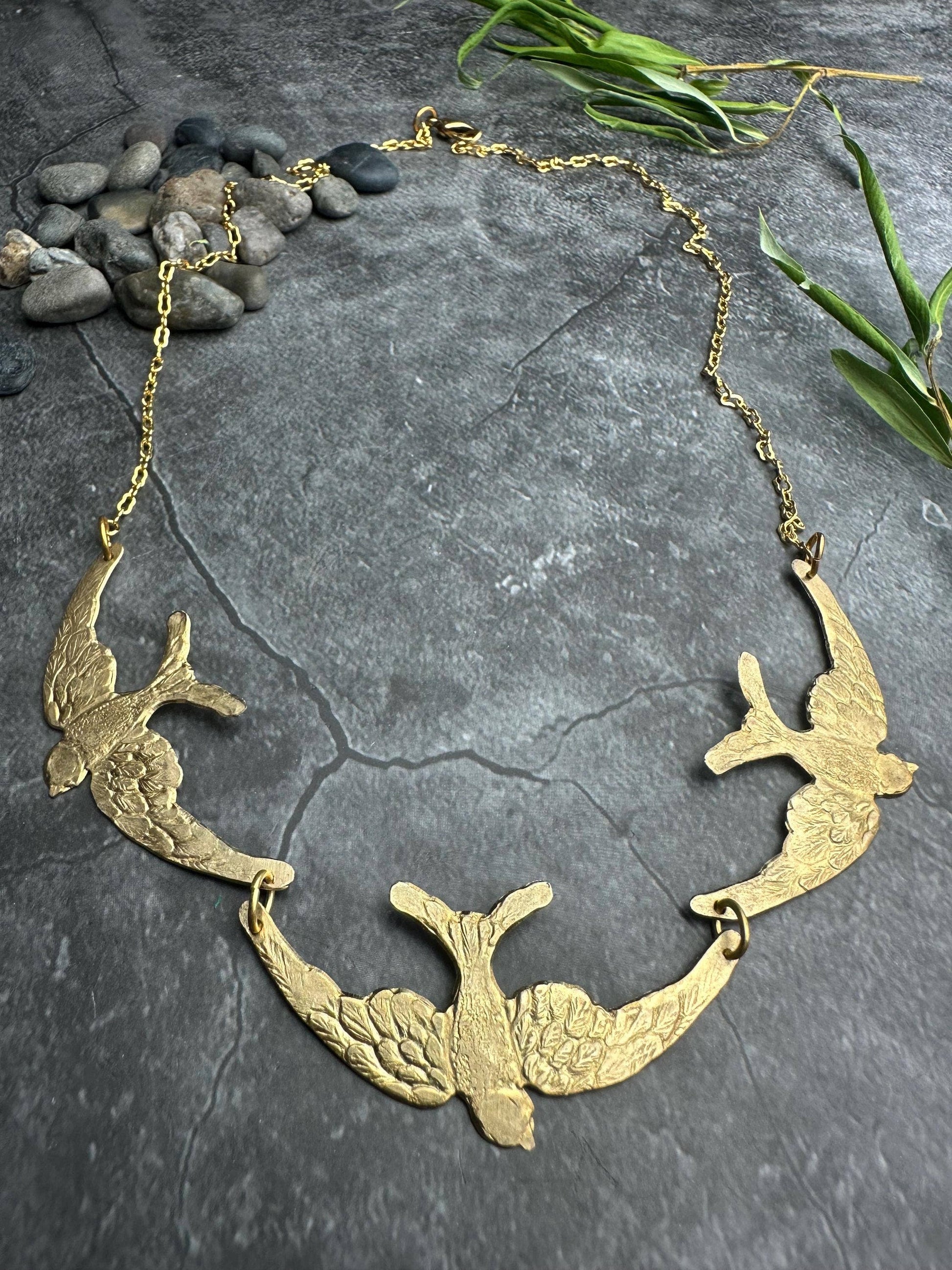 Bird Statement Necklace