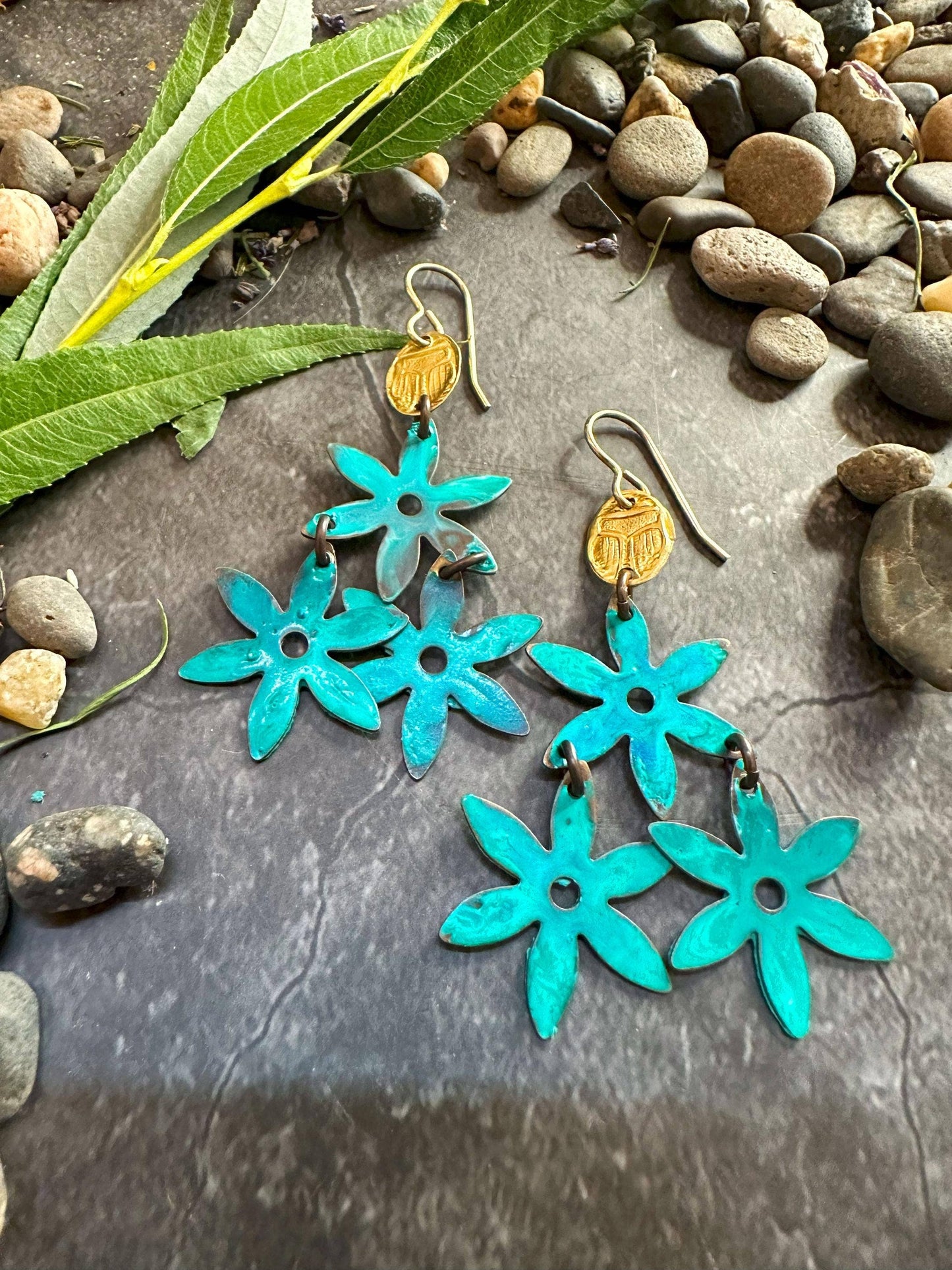 Floating Petals Lotus Earrings