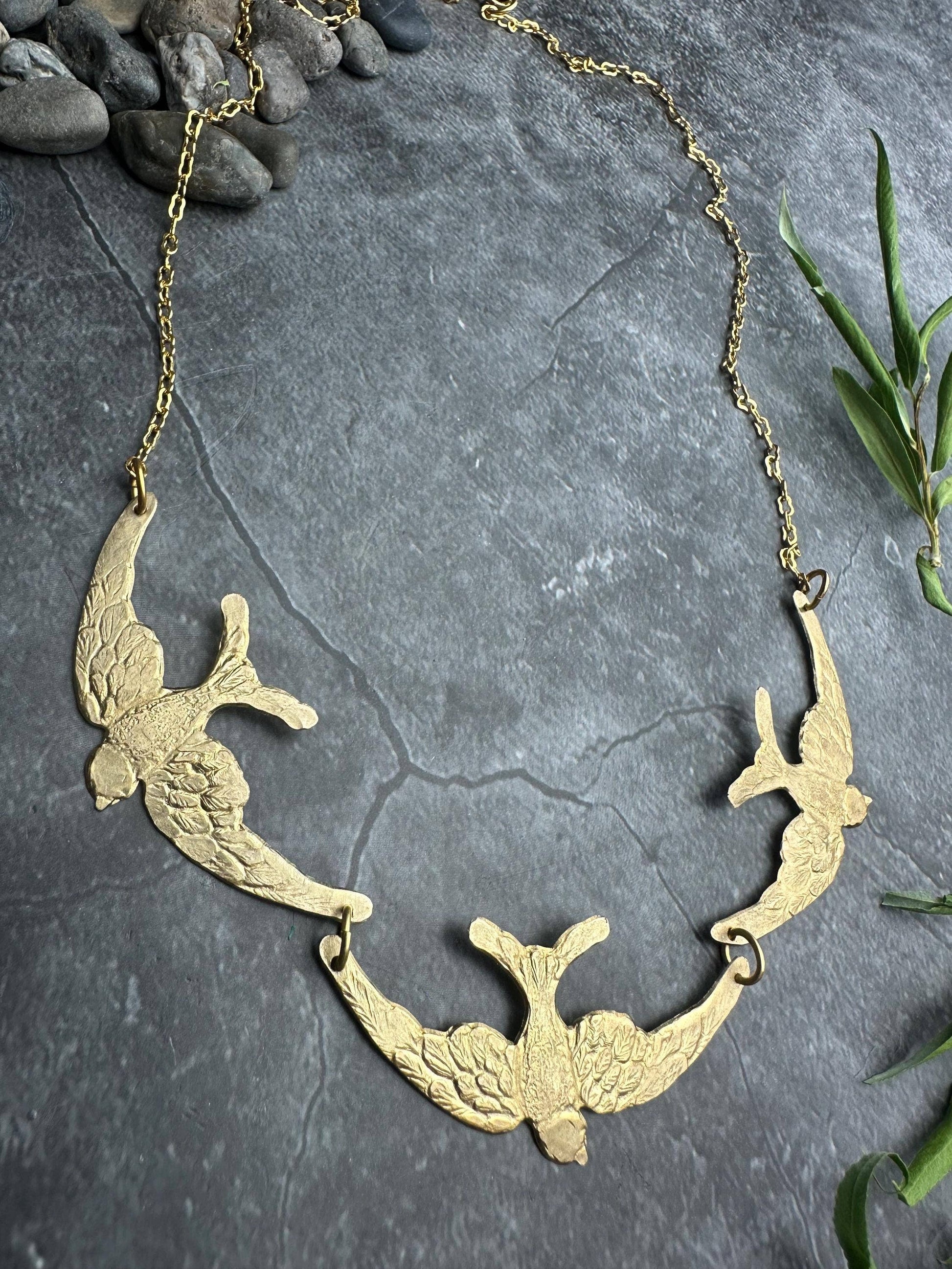 Bird Statement Necklace
