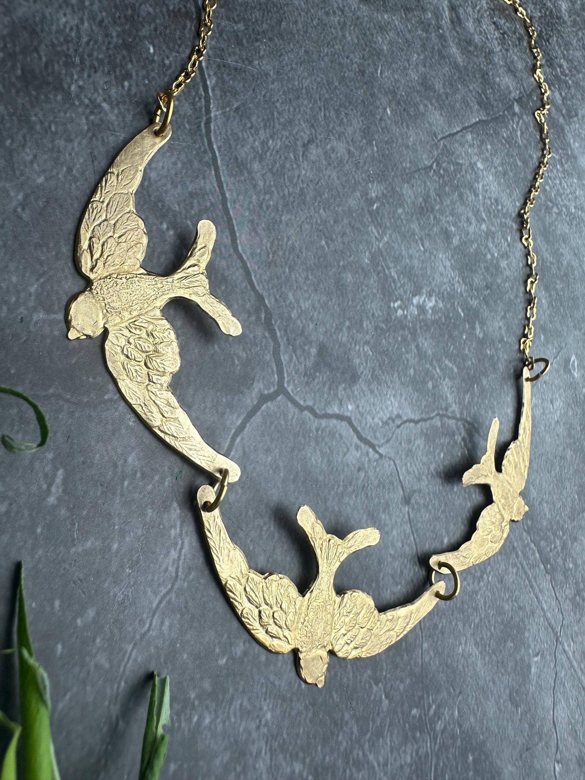Bird Statement Necklace
