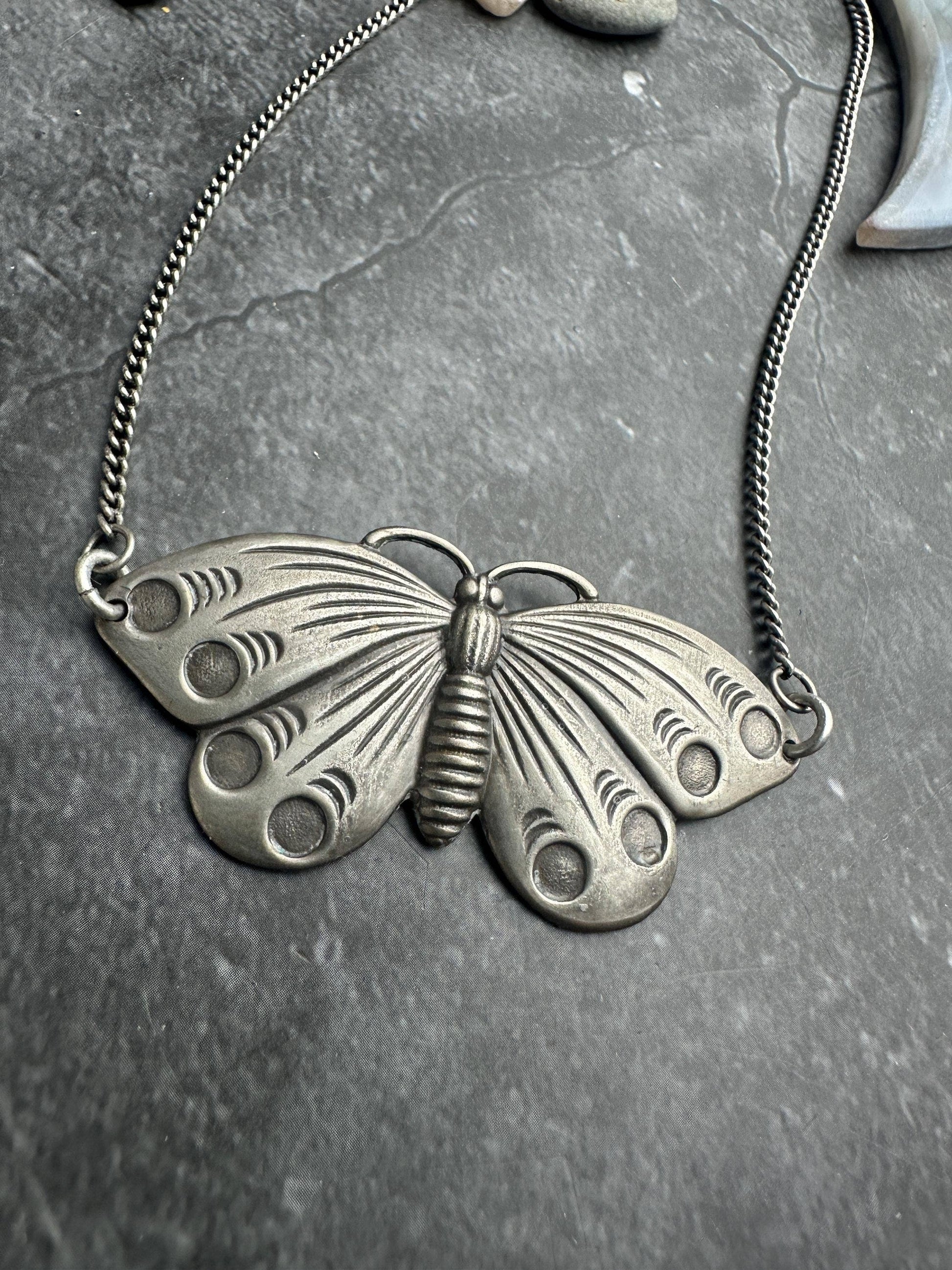 Lunar Moth Necklace